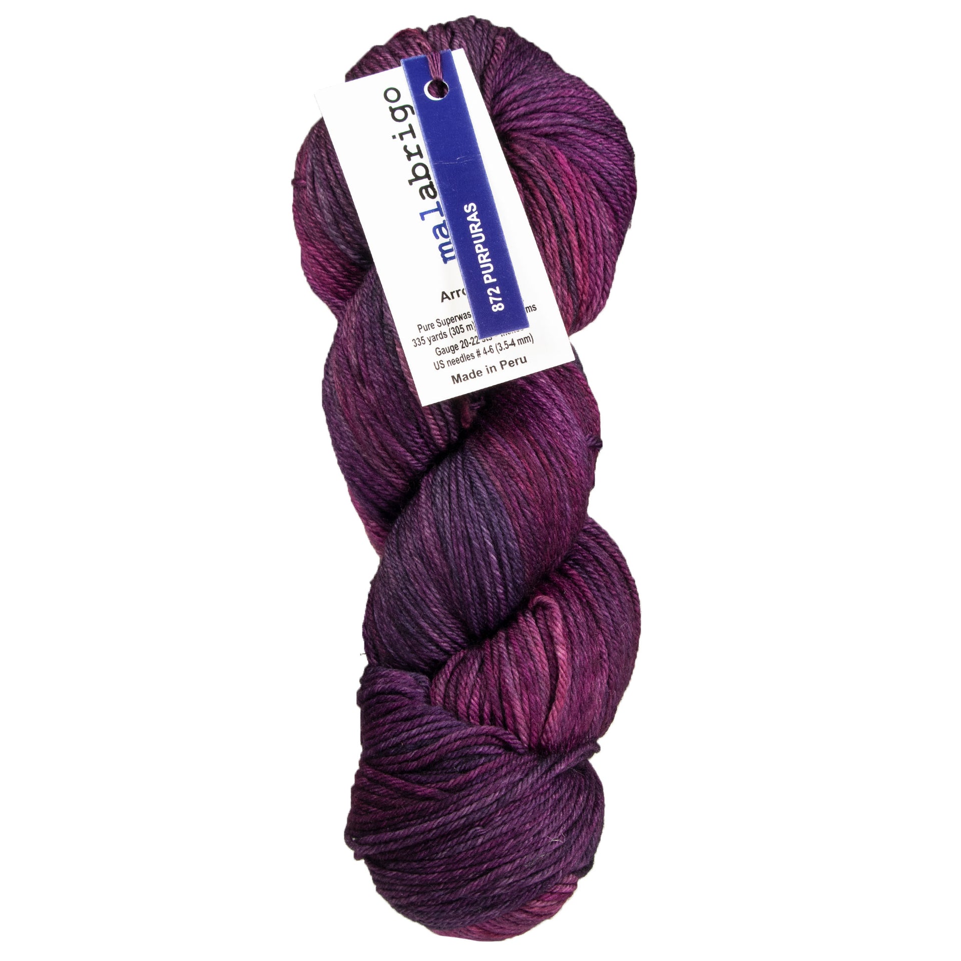 Malabrigo Arroyo Yarn - 872 Purpuras - Zoom Image
