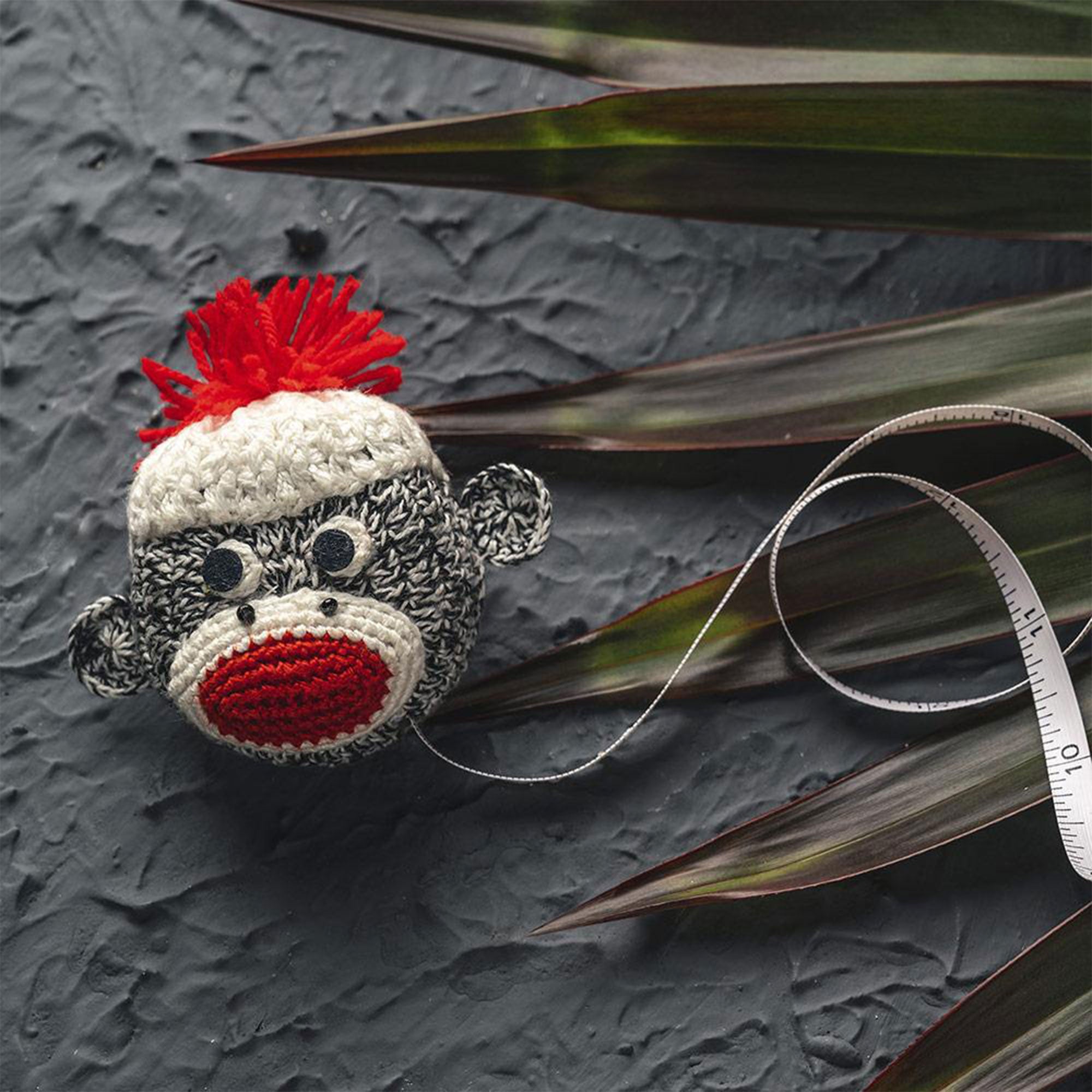 Lantern Moon Tape Measures - Sock Monkey - Zoom Image