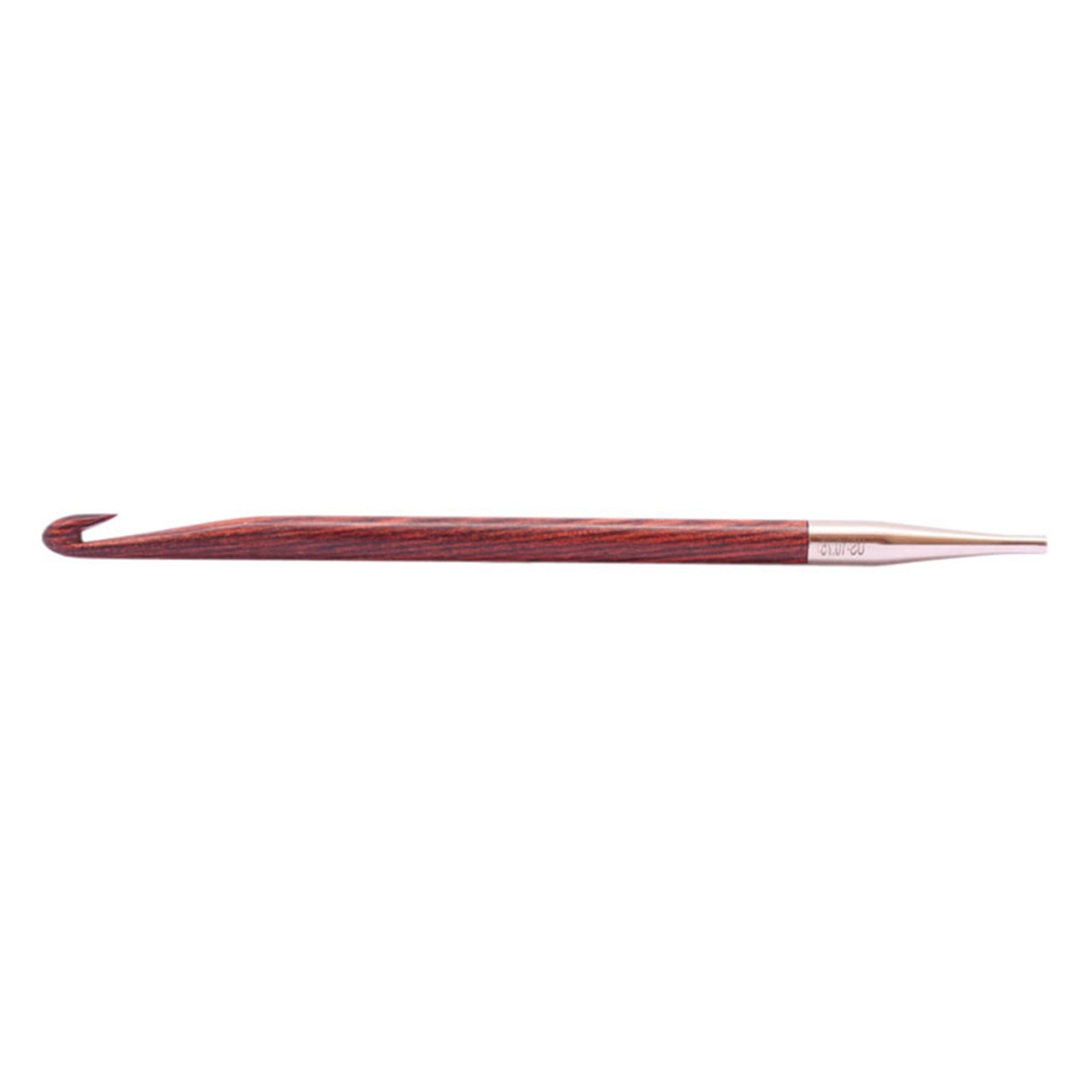 KnitPro Dreamz Tunisian/Afghan Interchangeable Hooks - (7.0mm) - Burgundy Rose - Zoom Image
