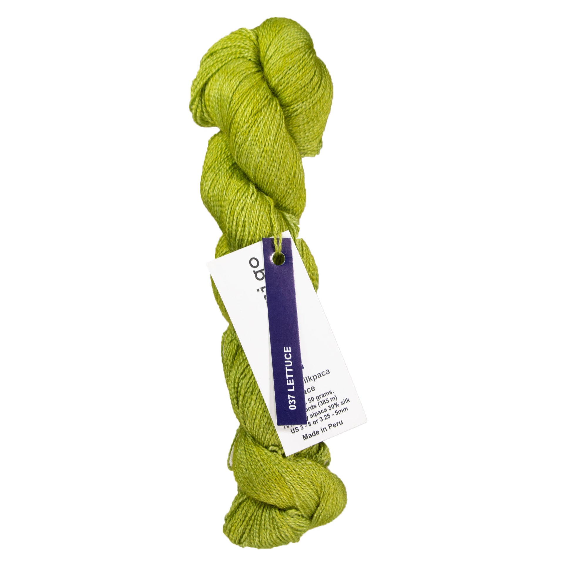 Malabrigo Silkpaca Yarn - 037 Lettuce - Zoom Image
