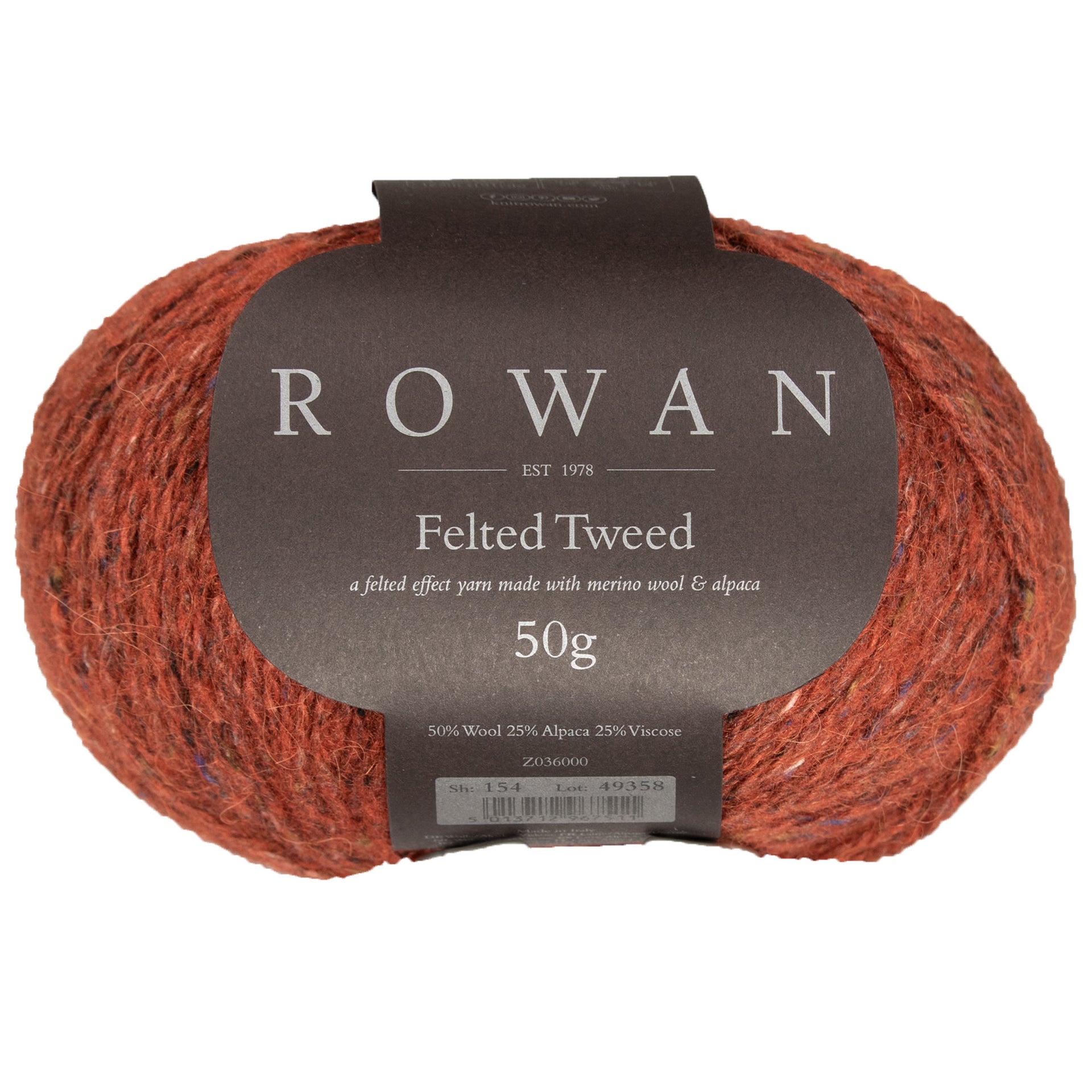 Rowan Felted Tweed Yarn - 154 Ginger - Zoom Image
