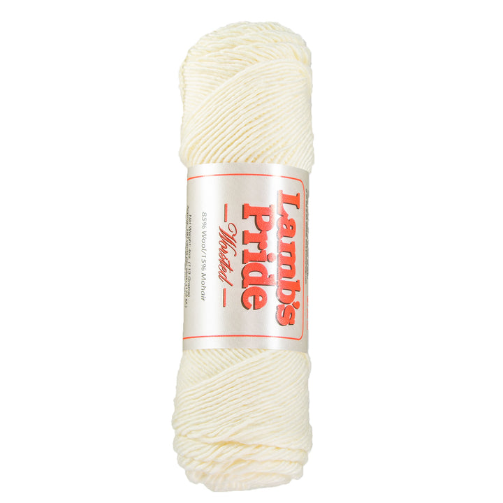 Brown Sheep Lamb's Pride Worsted Yarn - M010 Cream - Zoom Image