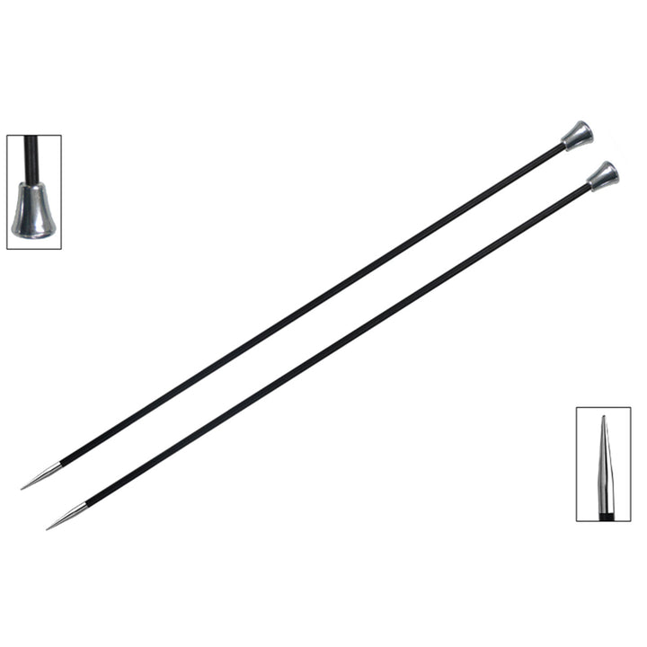 KnitPro Karbonz Single Point Needles - US 4 (3.50mm) - 14" - Extra Image