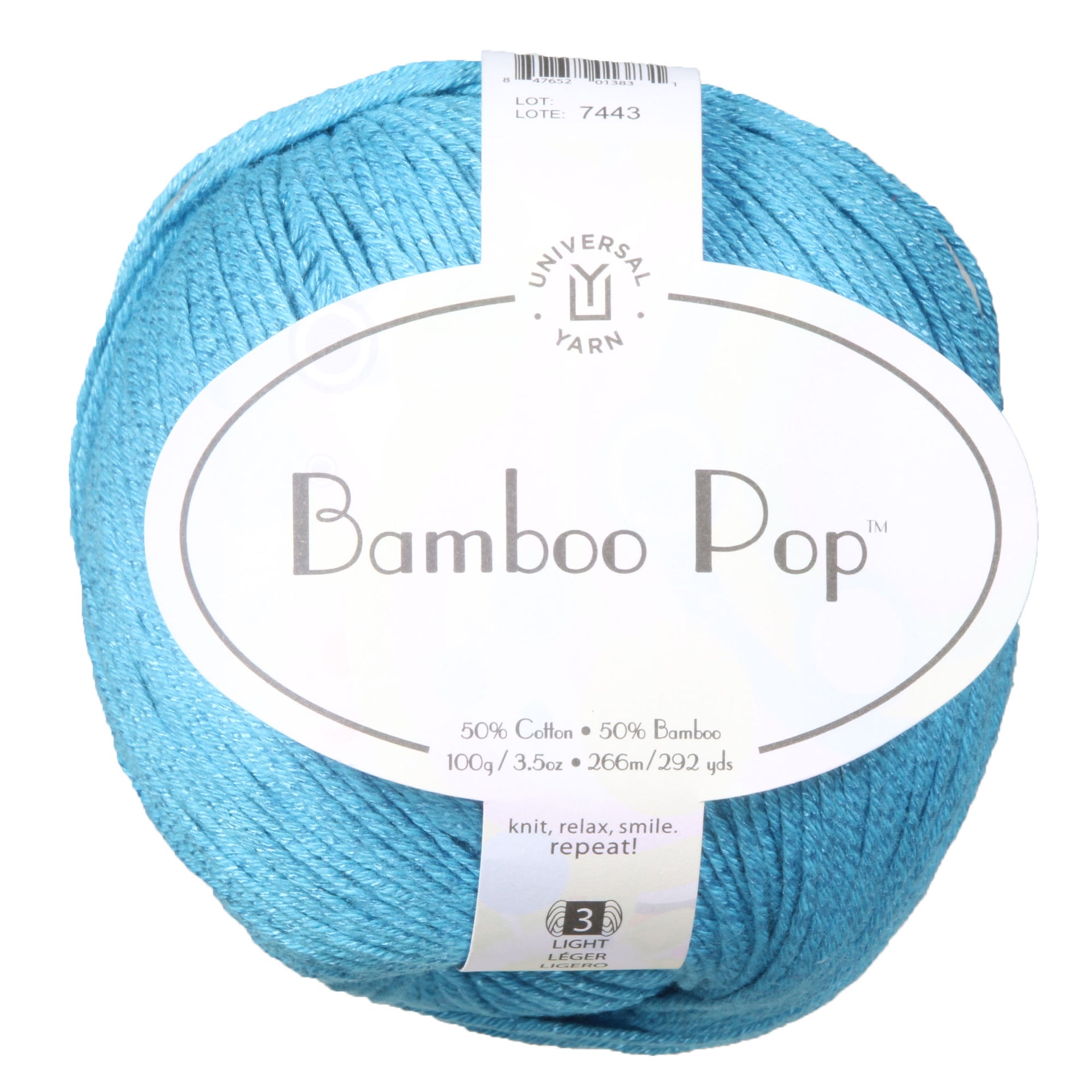 Universal Yarn Bamboo Pop Yarn - 107 Ocean - Zoom Image
