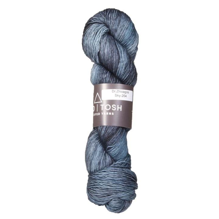 Madelinetosh Tosh Merino Light Yarn - Dr. Zhivago's Sky - Zoom Image