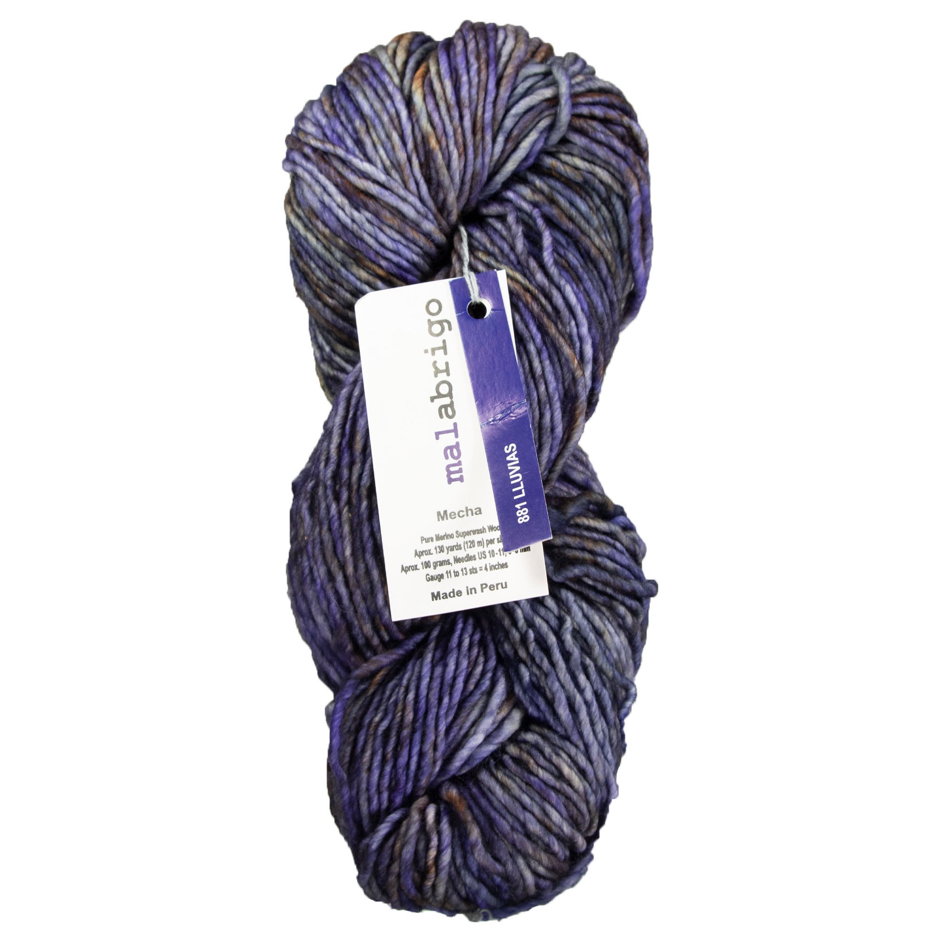 Malabrigo Mecha Yarn - 881 Lluvias - Zoom Image
