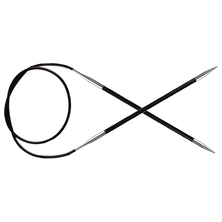KnitPro Karbonz Circular Needles - US 6 (4.0mm) - 32" - Zoom Image