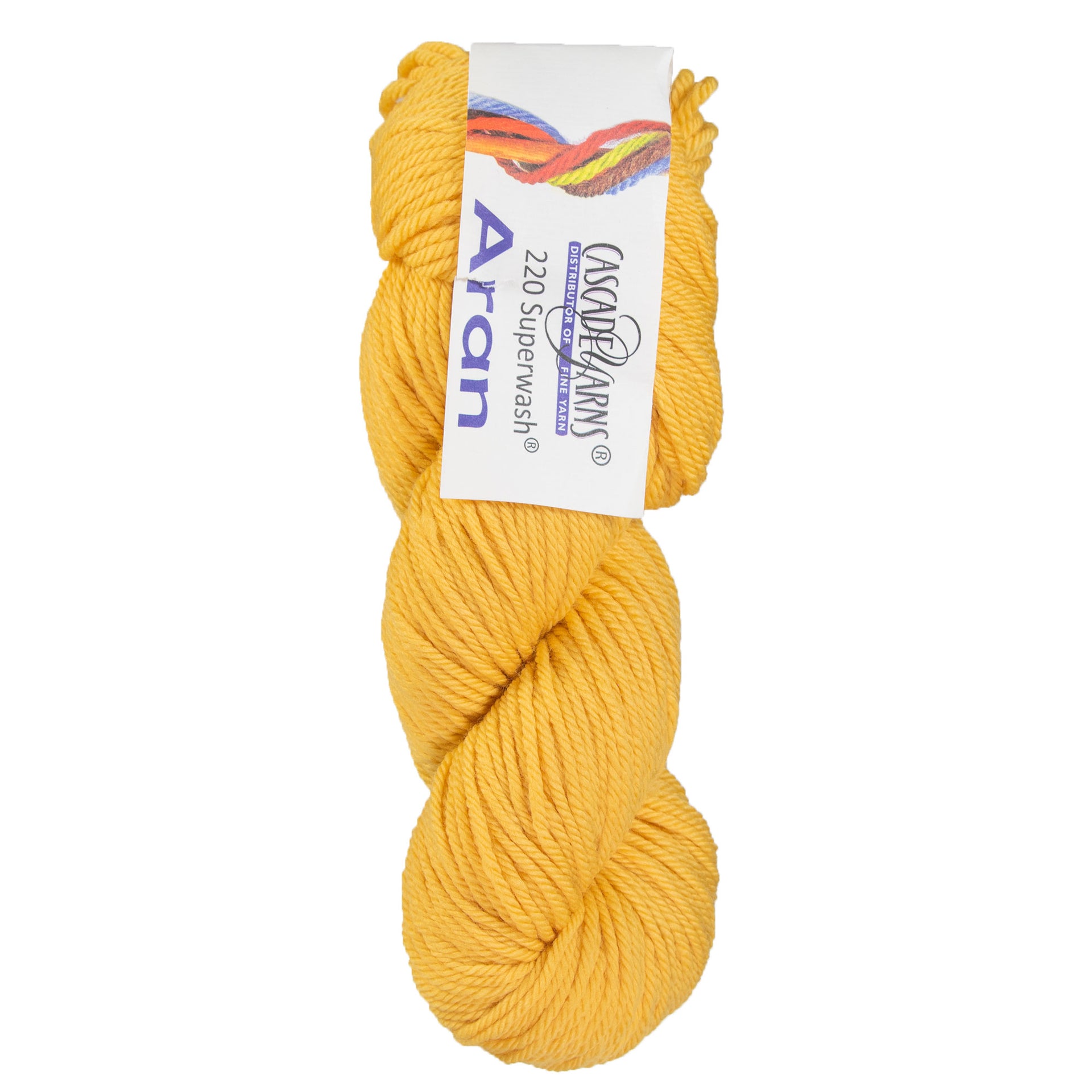 Cascade Yarns 220 Superwash Aran Yarn - 0821 Daffodil - Zoom Image
