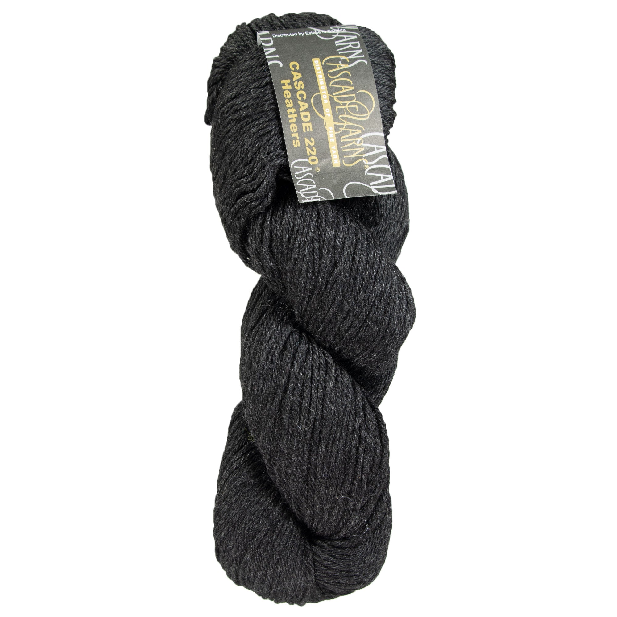 Cascade 220 Yarn - 4002 Jet - Zoom Image