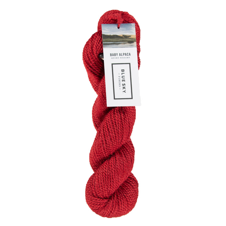 Blue Sky Fibers Baby Alpaca Yarn - 511 - Red - Zoom Image