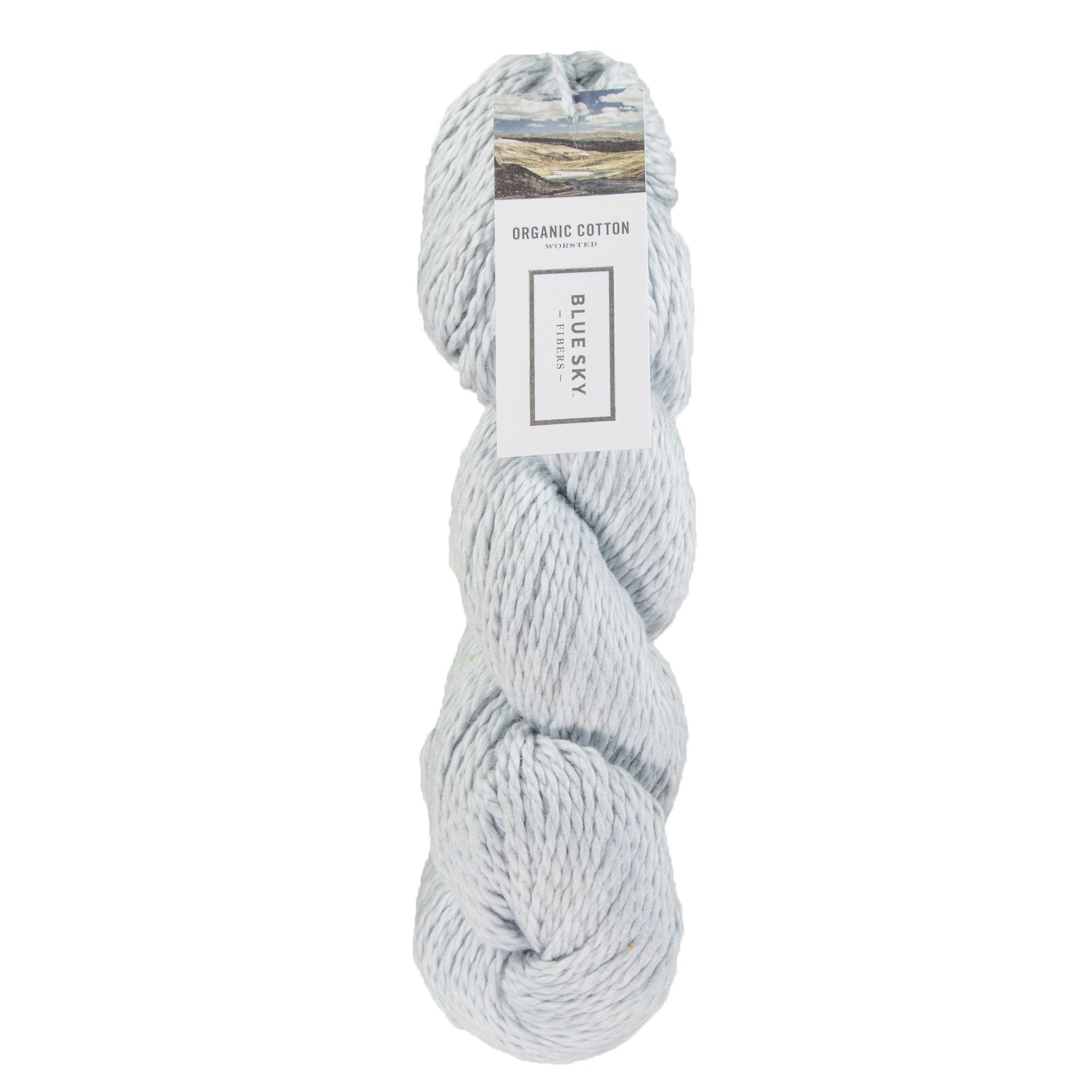 Blue Sky Fibers Organic Cotton Yarn - 616 - Sky - Zoom Image