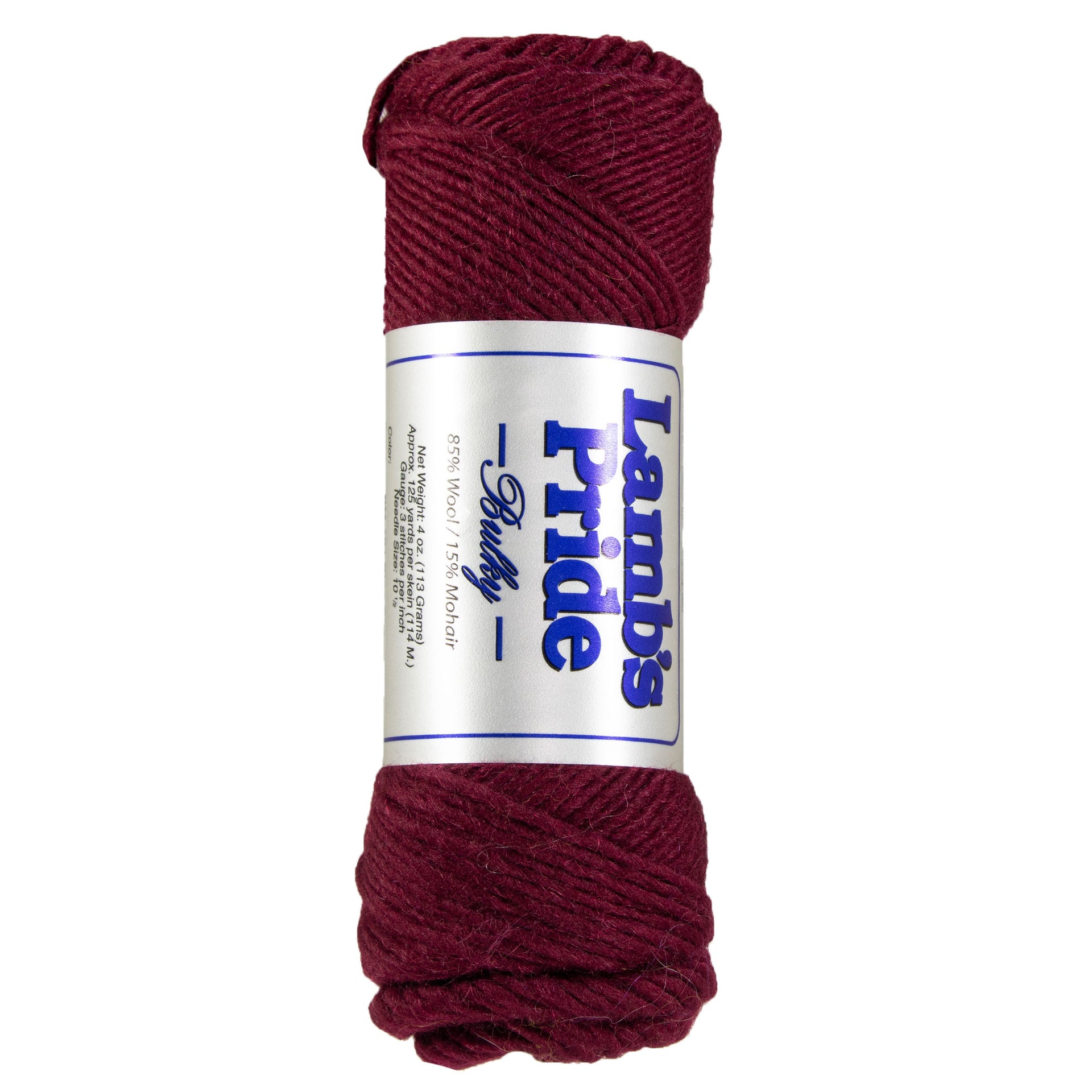 Brown Sheep Lamb's Pride Bulky Yarn - M101 - Bing Cherry - Zoom Image
