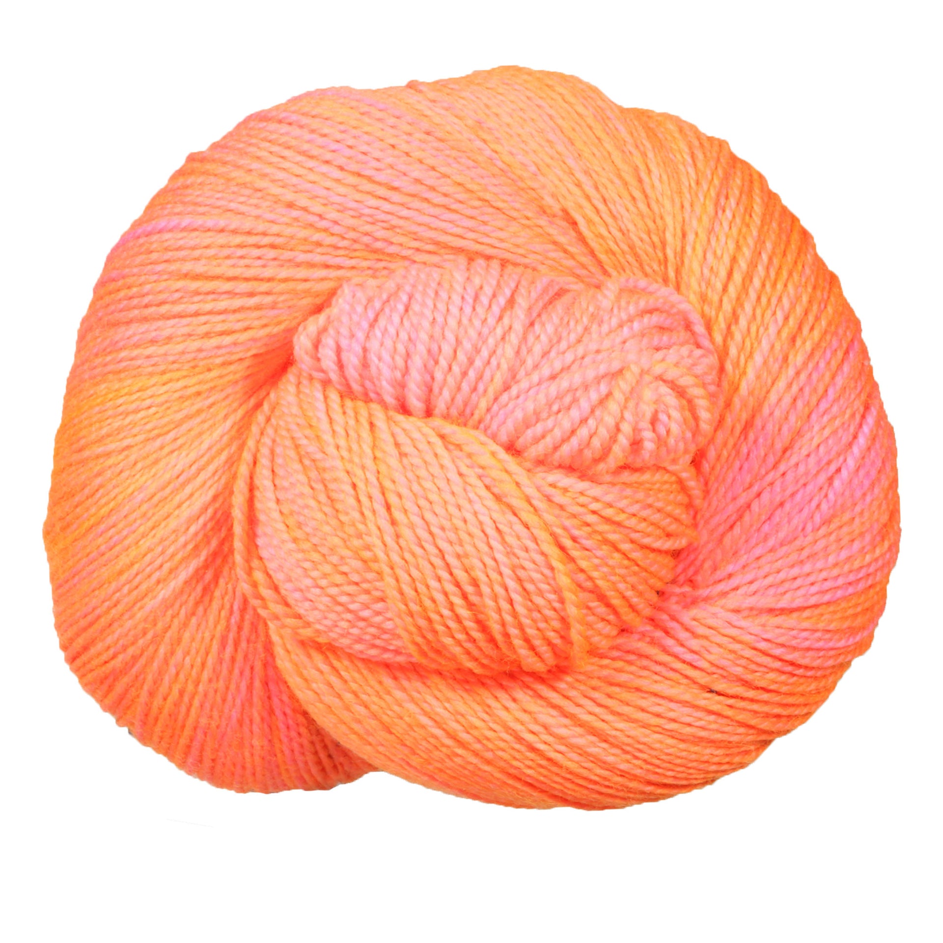 Madelinetosh Tosh Sock Yarn - Neon Peach - Zoom Image
