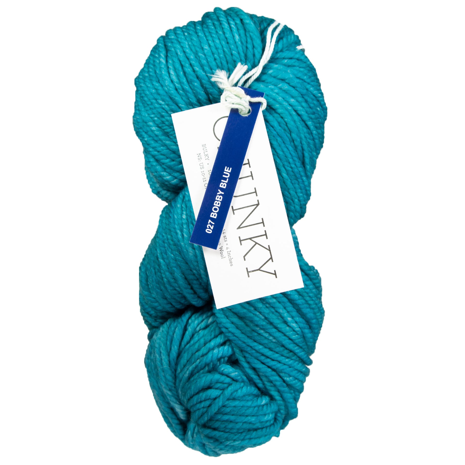 Malabrigo Chunky Yarn - 027 Bobby Blue - Zoom Image
