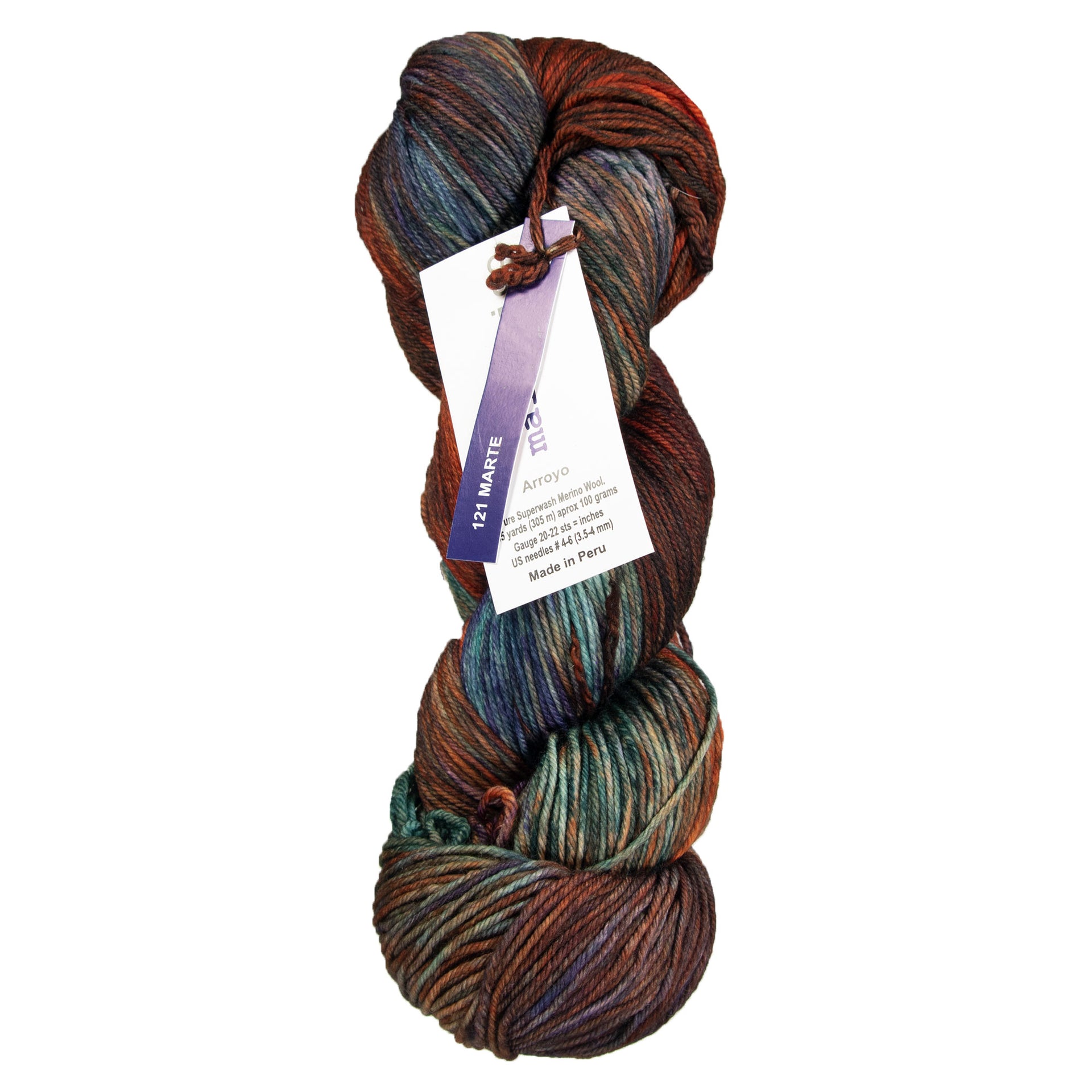 Malabrigo Arroyo Yarn - 121 Marte - Zoom Image
