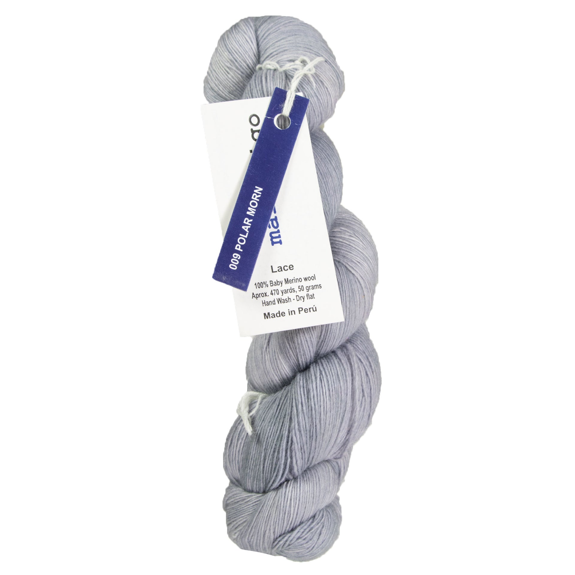 Malabrigo Lace Yarn - 009 Polar Morn - Zoom Image
