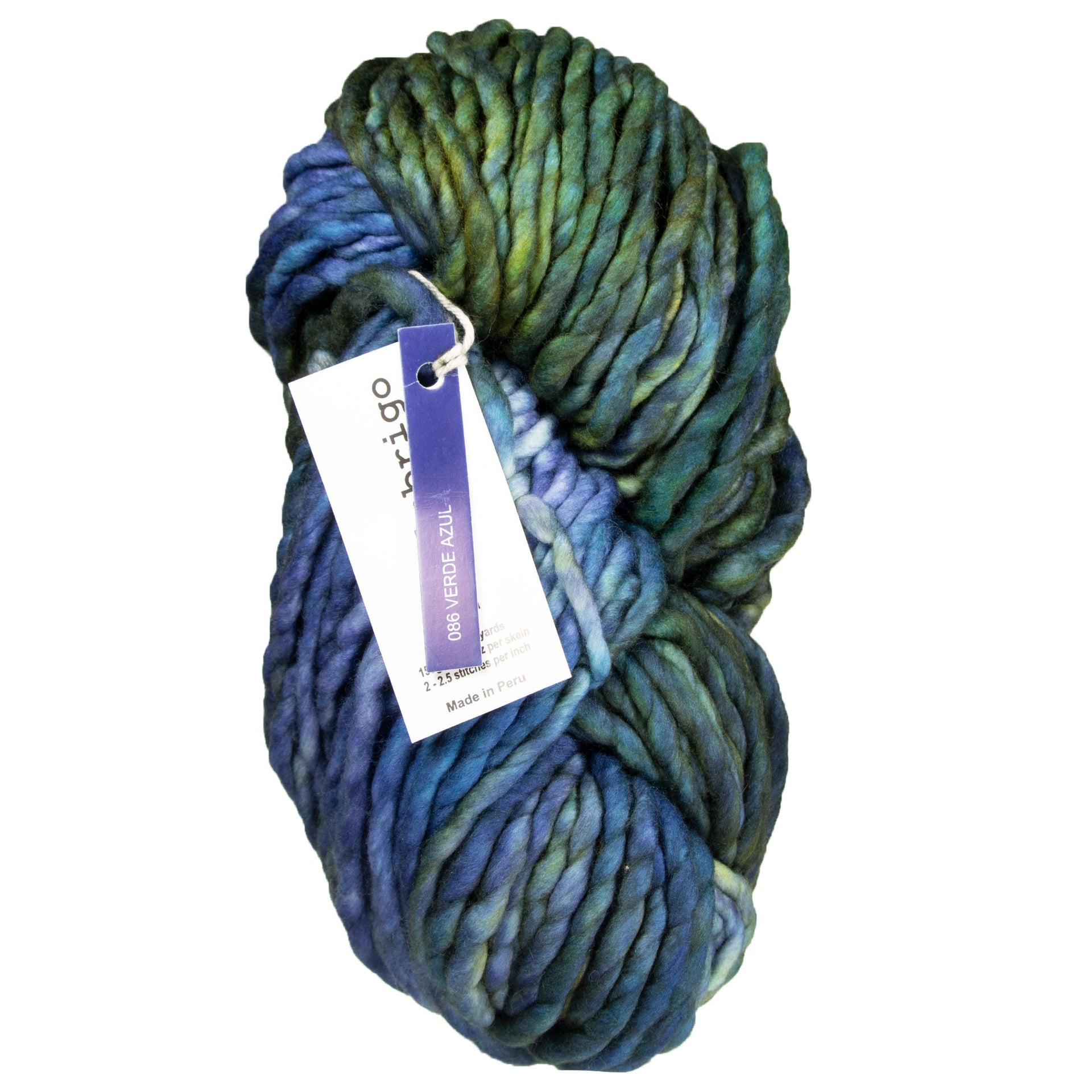 Malabrigo Rasta Yarn - 086 Verde Azul - Zoom Image
