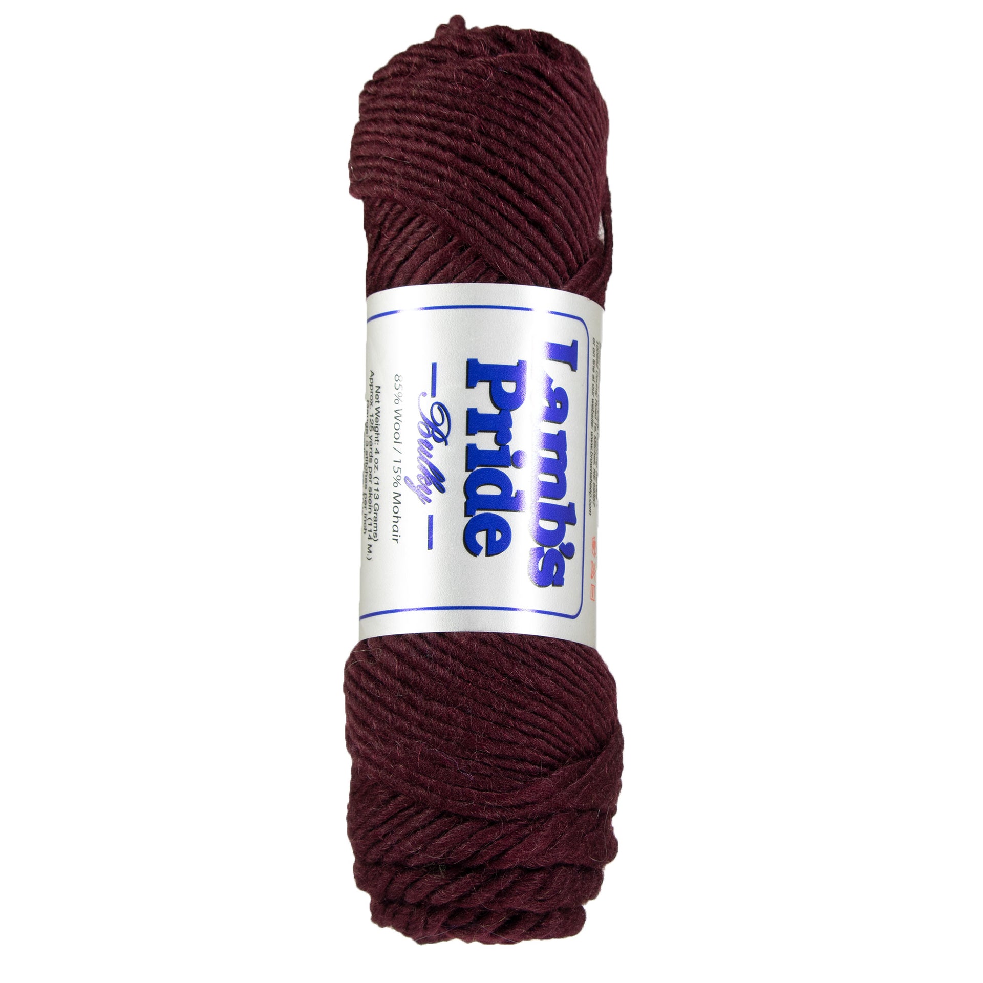 Brown Sheep Lamb's Pride Bulky Yarn - M185 - Aubergine - Zoom Image
