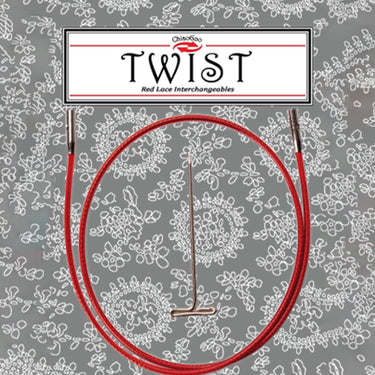 ChiaoGoo TWIST Red Cables Needles - 14"/35cm [L] - Zoom Image