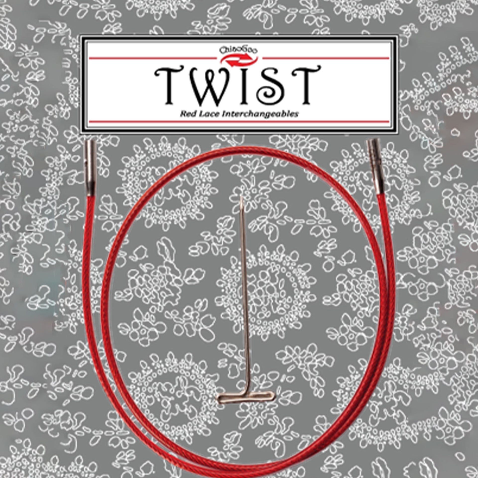 ChiaoGoo TWIST Red Cables Needles - 30"/75cm [S] - Zoom Image
