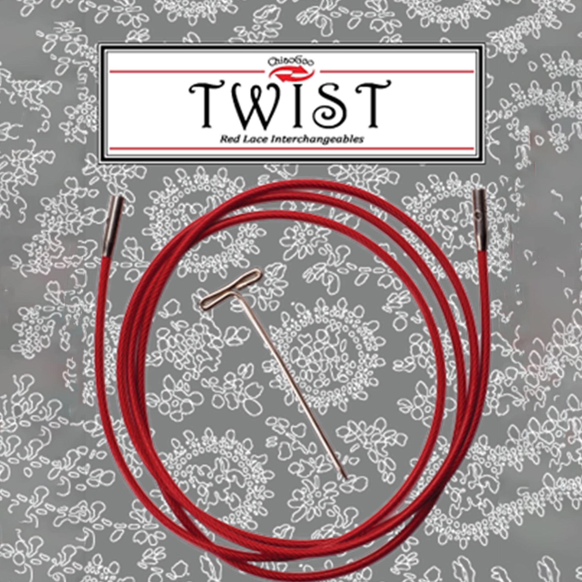 ChiaoGoo TWIST Red Cables Needles - 50"/125cm [S] - Zoom Image