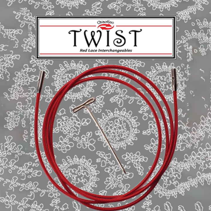 ChiaoGoo TWIST Red Cables Needles - 50"/125cm [L] - Extra Image