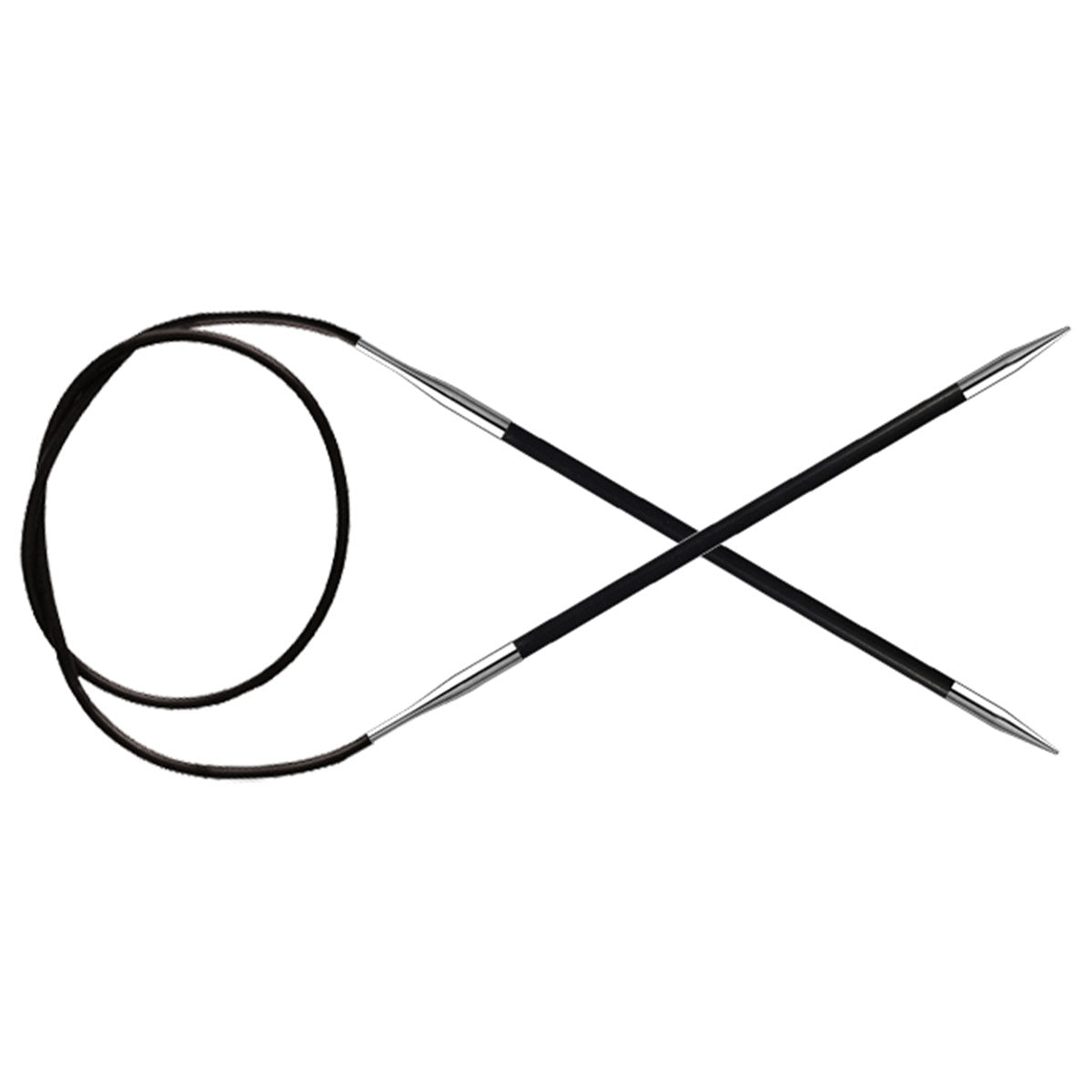 KnitPro Karbonz Circular Needles - US 10.5 (6.5mm) - 32" - Extra Image