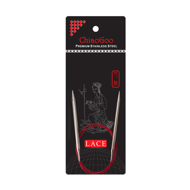 ChiaoGoo RED Lace Circular Needles - US 000 (1.5mm) - 40" - Zoom Image