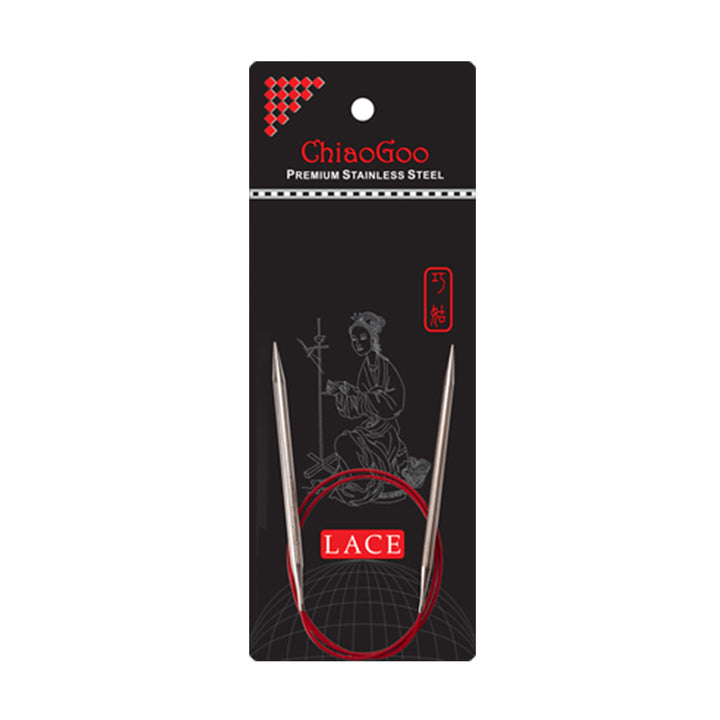 ChiaoGoo RED Lace Circular Needles - US 13 (9.00mm) - 24" - Zoom Image