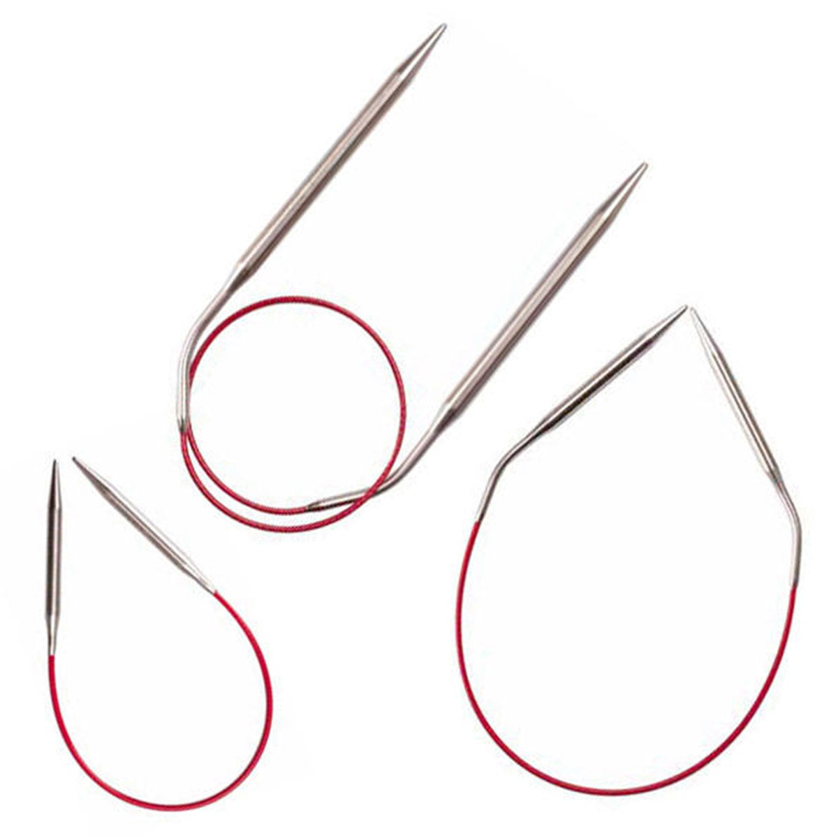 ChiaoGoo Knit RED Circular Needles - US 1.5 (2.5mm) - 9" - Extra Image