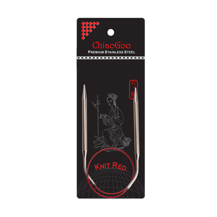 ChiaoGoo Knit RED Circular Needles - US 1.5 (2.50mm) - 16" - Extra Image