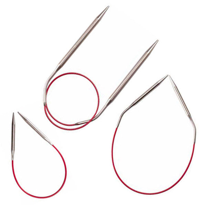 ChiaoGoo Knit RED Circular Needles - US 10.5 (6.50mm) - 32" - Extra Image