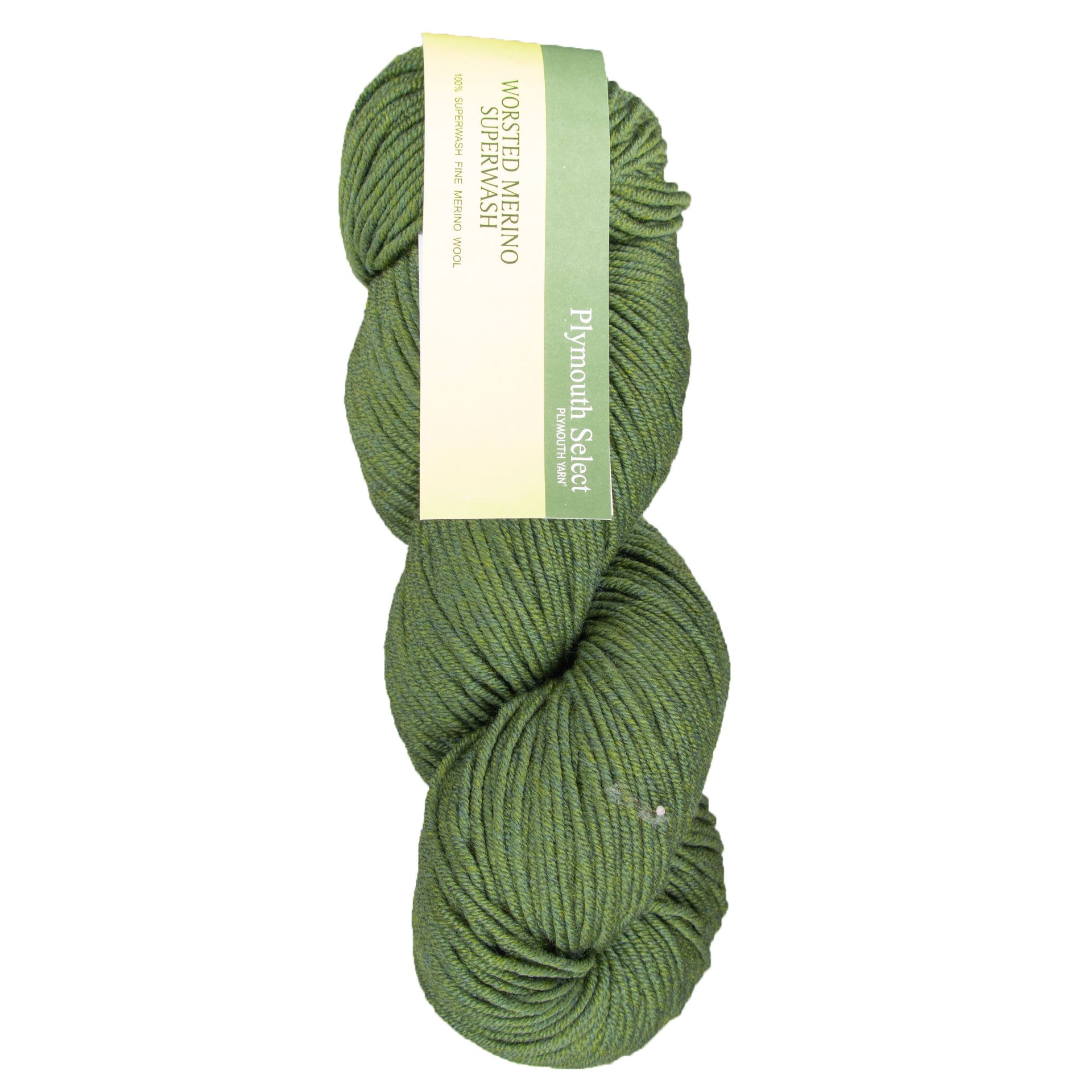 Plymouth Yarn Worsted Merino Superwash Yarn - 81 Green Heather - Zoom Image
