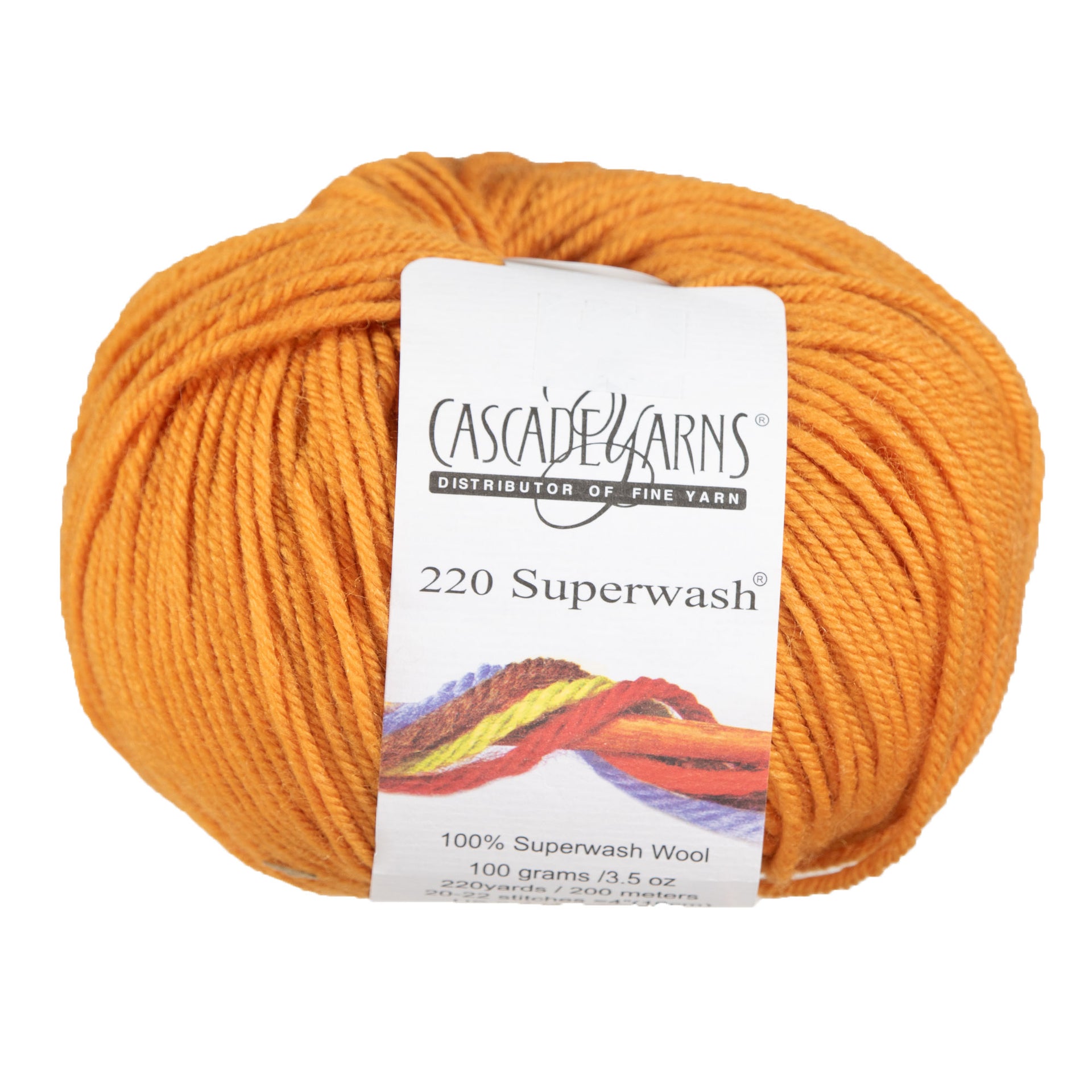 Cascade Yarns 220 Superwash Yarn - 0253 Desert Sun - Zoom Image
