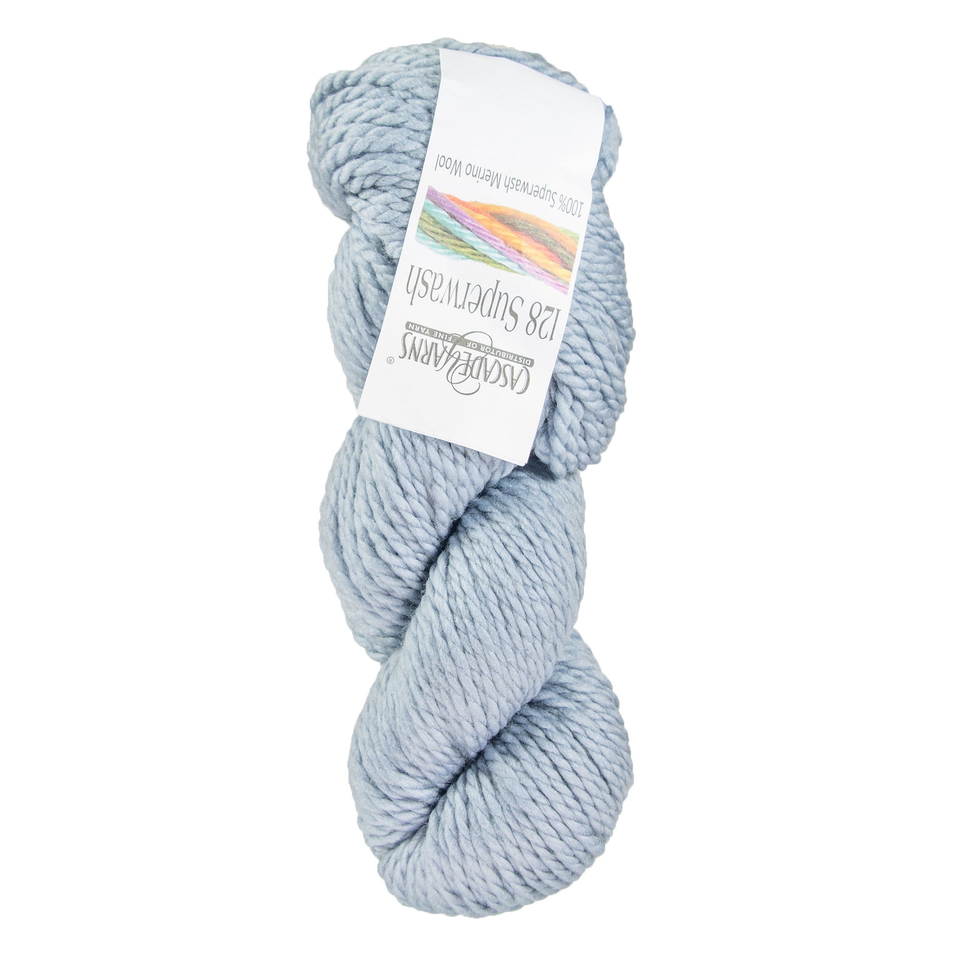 Cascade Yarns 128 Superwash Yarn - 246 Dusty Blue - Zoom Image
