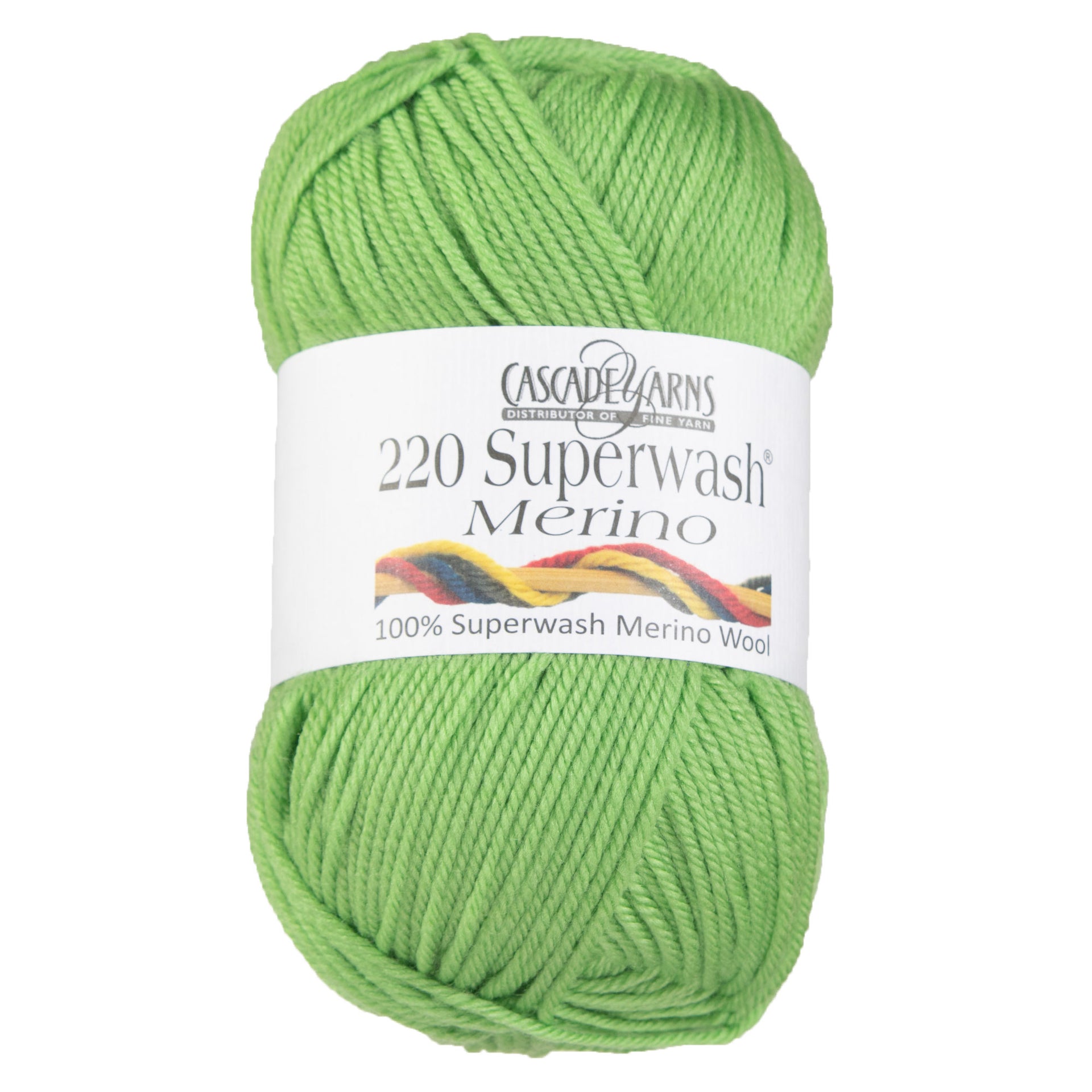 Cascade Yarns 220 Superwash Merino Yarn - 017 Green Tea - Zoom Image
