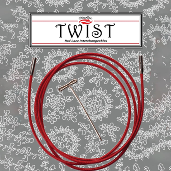 ChiaoGoo TWIST Red Cables Needles - 37"/93cm [M] - Zoom Image