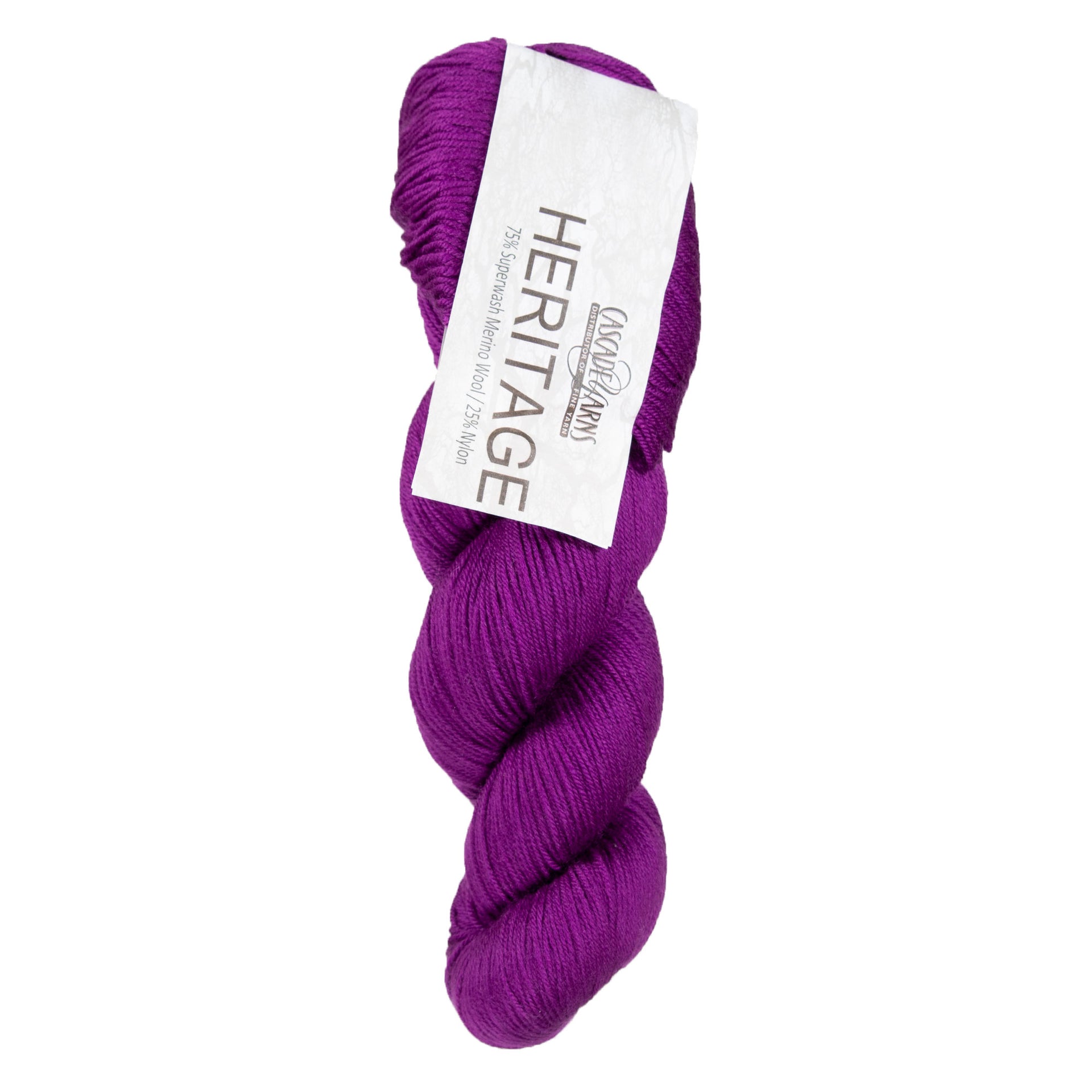 Cascade Yarns Heritage Yarn - 5706 Grape Juice - Zoom Image

