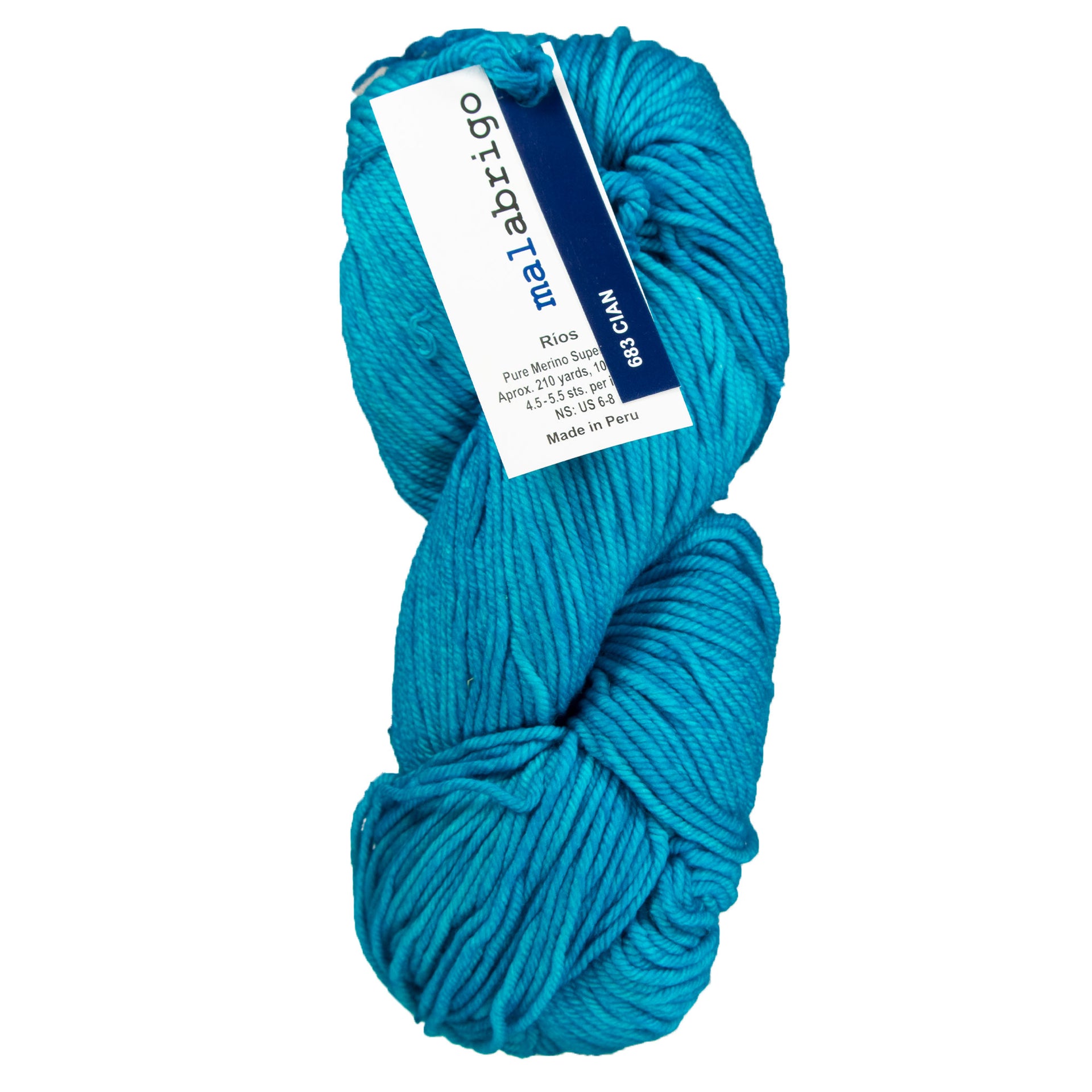 Malabrigo Rios Yarn - 683 Cian - Zoom Image

