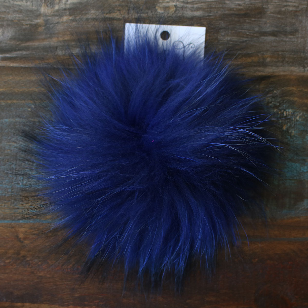 Big Bad Wool Pompoms - Raccoon - Blue (6) - Extra Image
