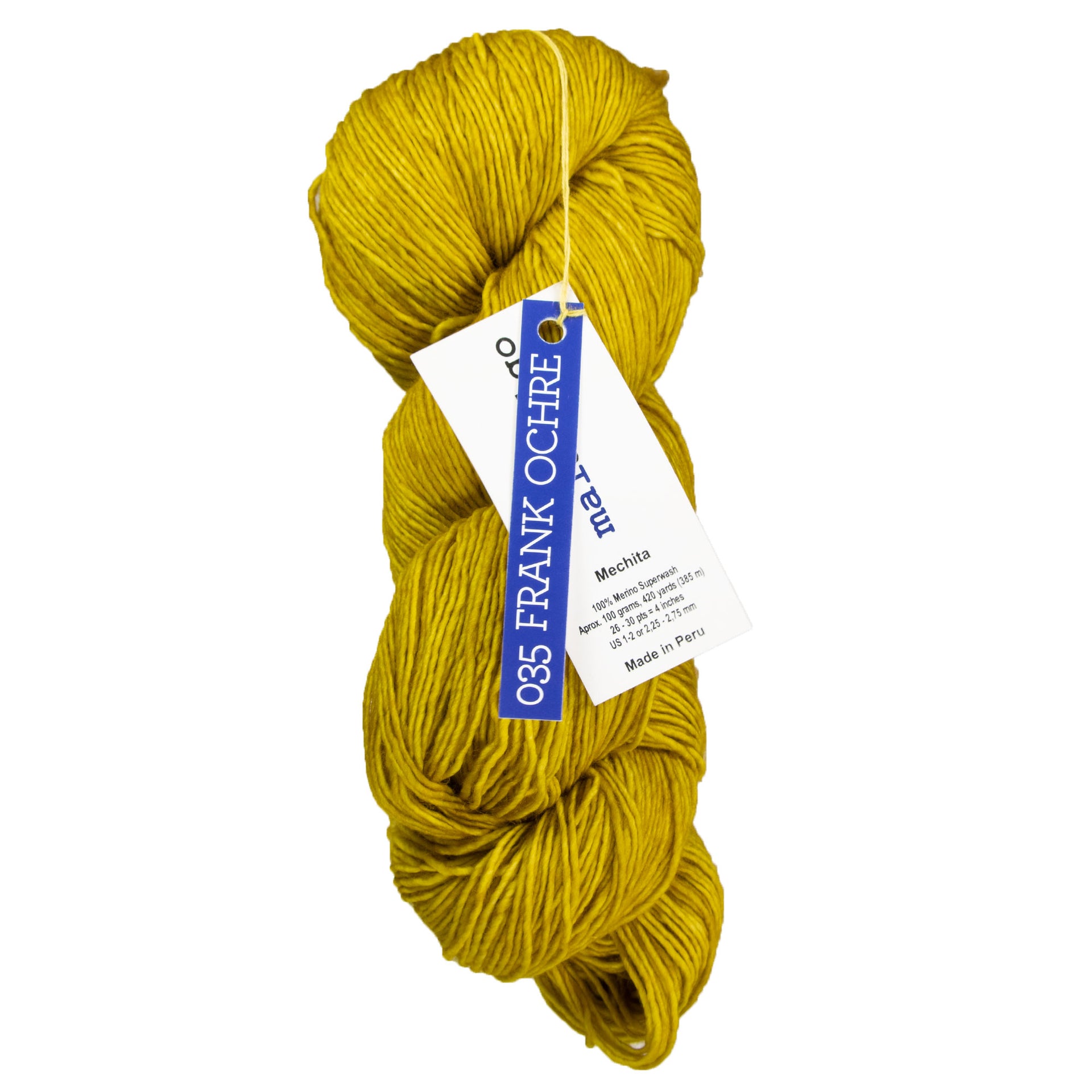Malabrigo Mechita Yarn - 035 Frank Ochre - Zoom Image
