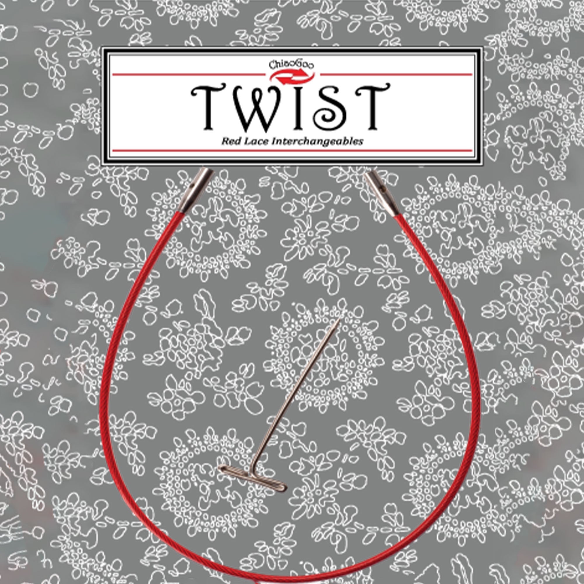 ChiaoGoo TWIST Red Cables Needles - 05"/13cm [M] - Zoom Image