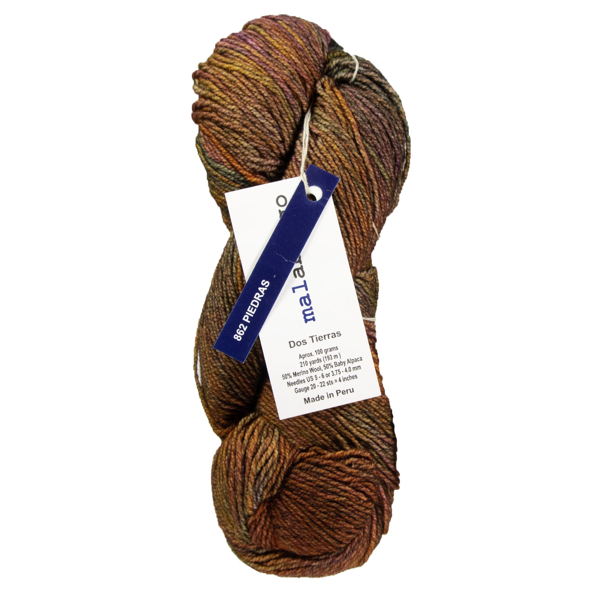 Malabrigo Dos Tierras Yarn - 862 Piedras - Zoom Image
