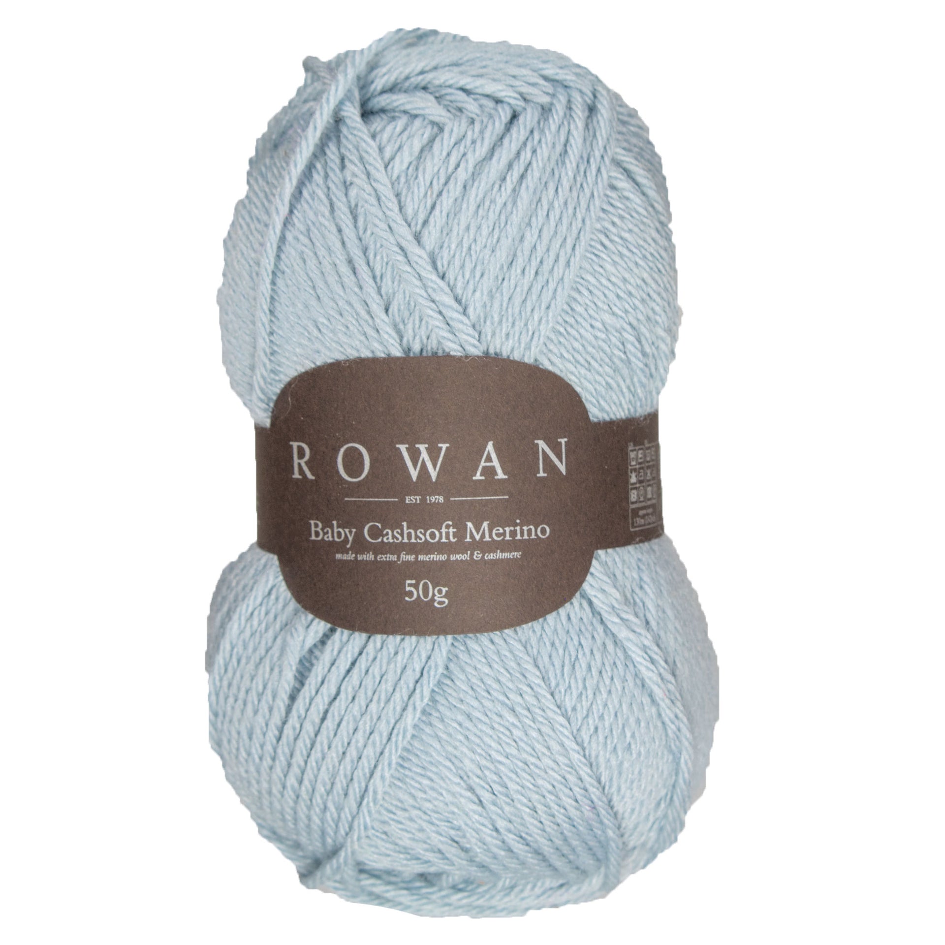 Rowan Baby Cashsoft Merino Yarn - 107 Baby Blue - Zoom Image
