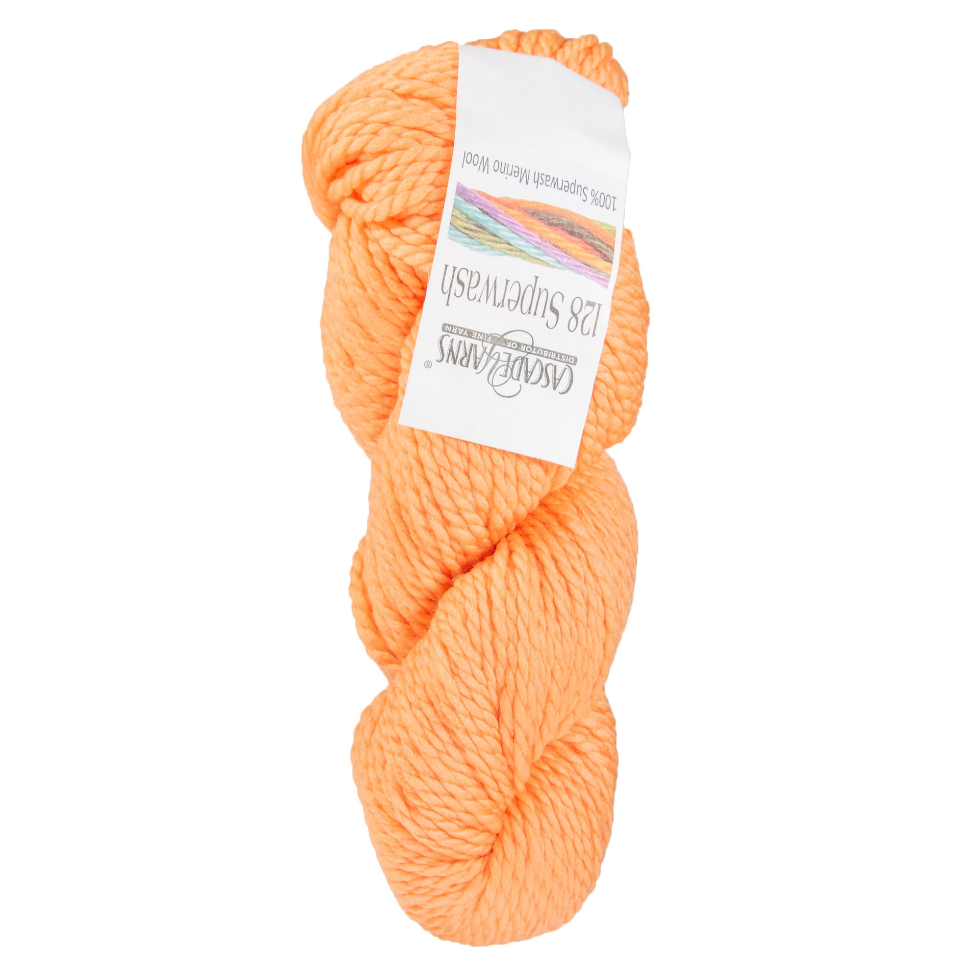 Cascade Yarns 128 Superwash Yarn - 304 Peach Cobbler - Zoom Image
