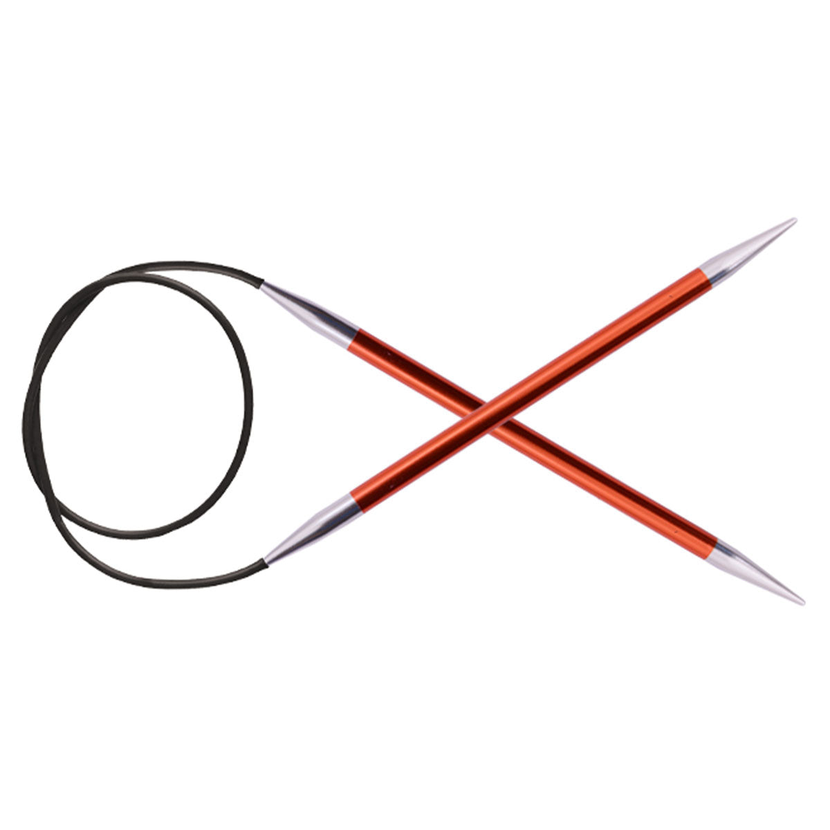 KnitPro Zing Fixed Circular Needles - US 1.5 (2.5mm) - 47" Garnet - Extra Image
