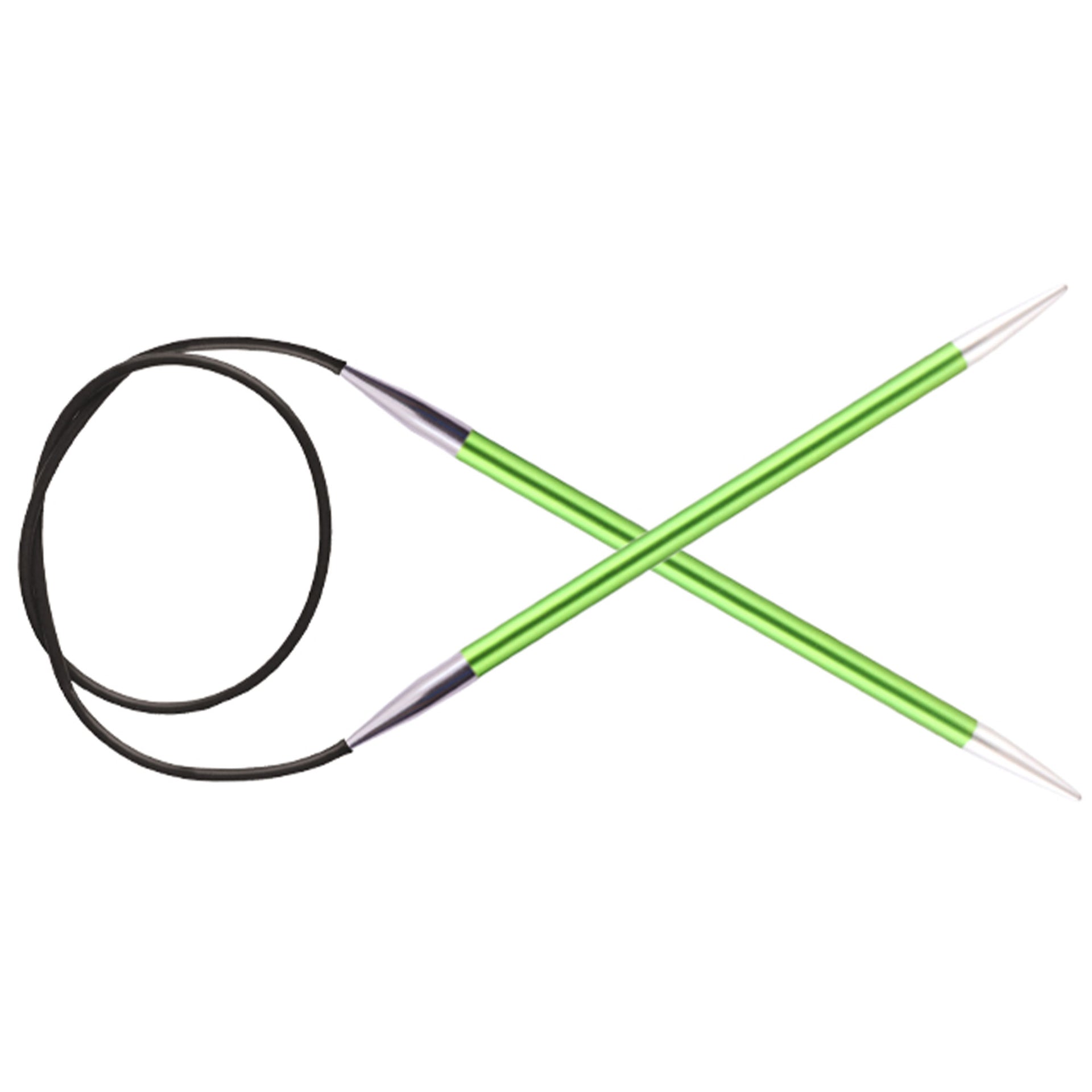 KnitPro Zing Fixed Circular Needles - US 4 (3.5mm) - 9 Chrysolite - Zoom Image
