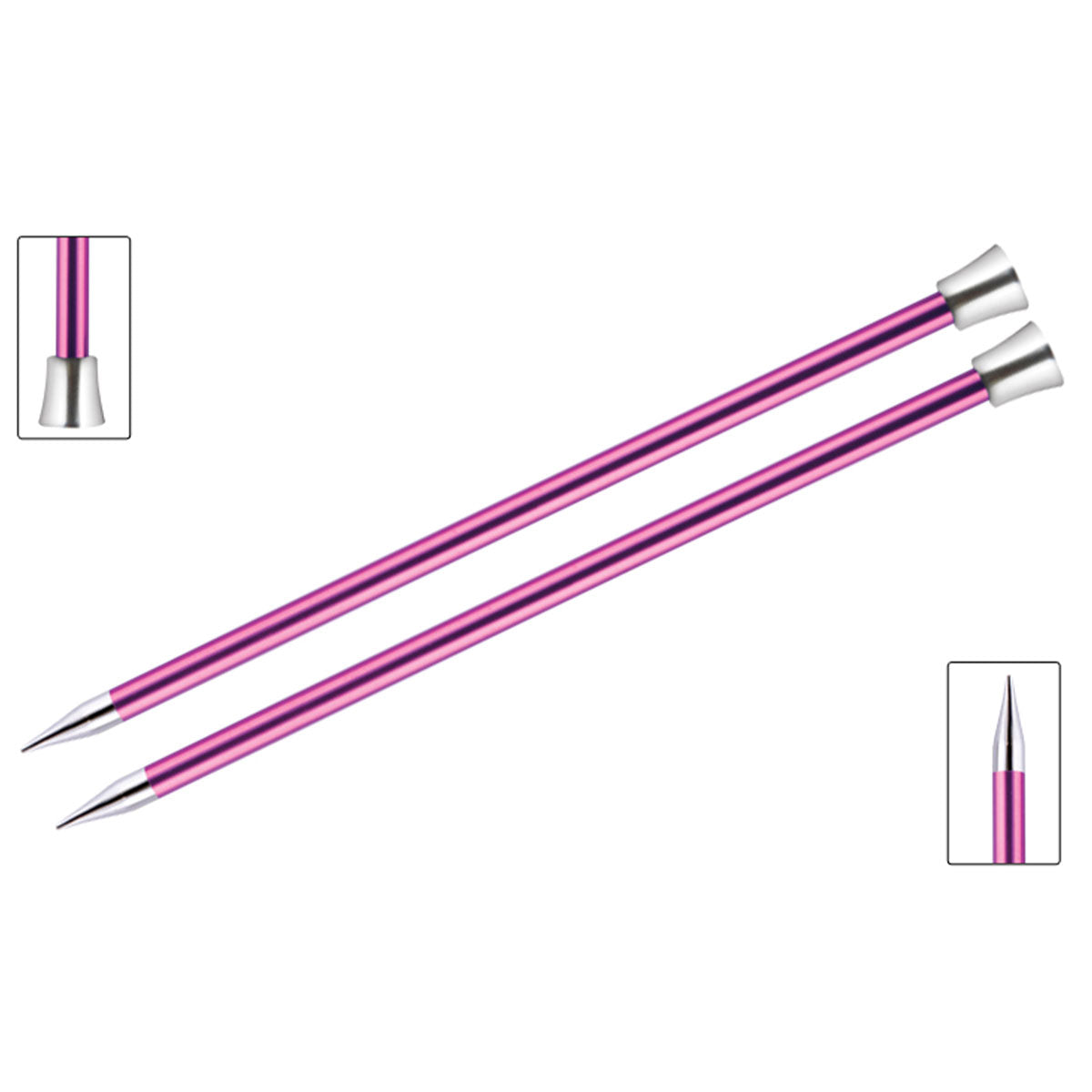 KnitPro Zing Single Pointed Needles - US 15 (10.0mm) - 14" Ruby - Extra Image
