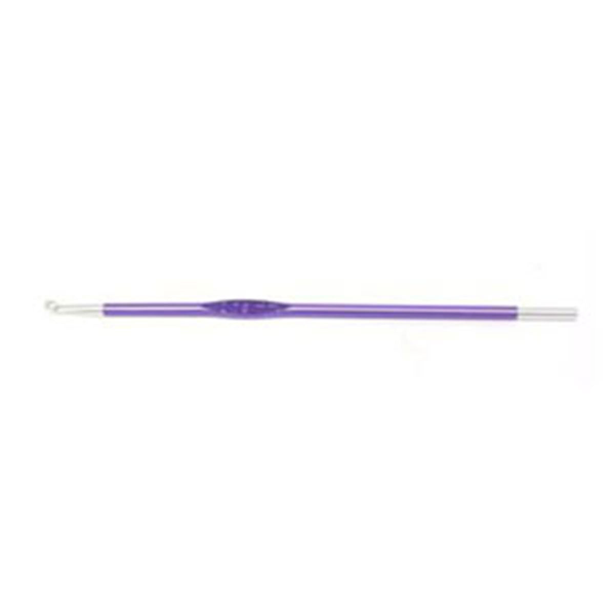 KnitPro Zing Single End Crochet Hooks - 3.75mm (F) Amethyst - Extra Image
