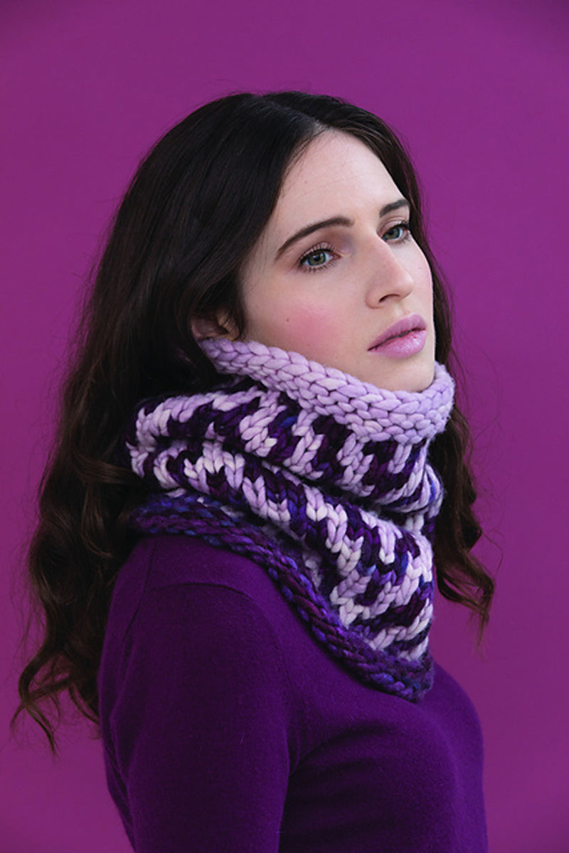 Malabrigo TriBeCa Patterns - Warren Cowl - PDF Download - Extra Image
